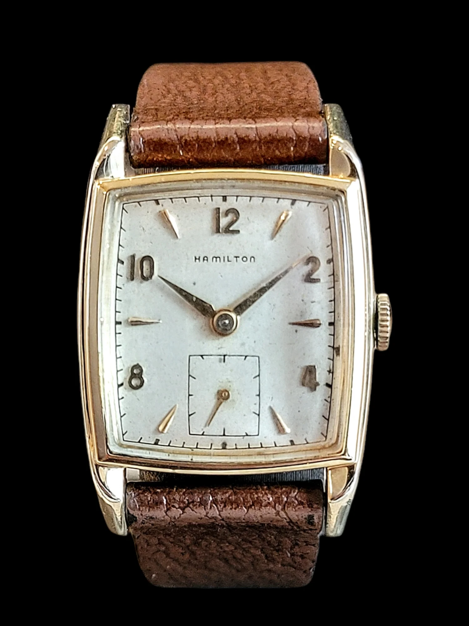 HAMILTON 1950 Dunham Watch 17 Jewels Grade 747 U.S.A. Made - Image 4