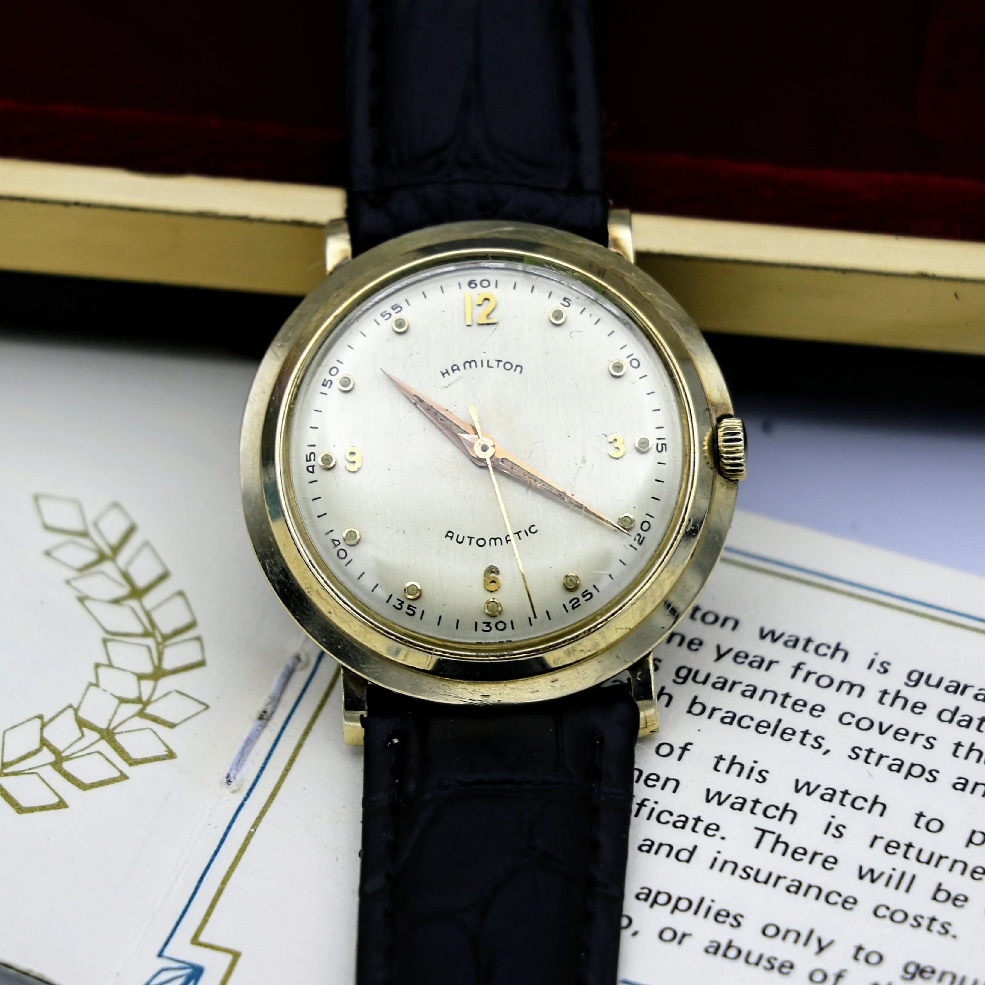 HAMILTON 1950's Automatic K-456 Watch Swiss Made Vintage Wristwatch in BOX! - Image 12