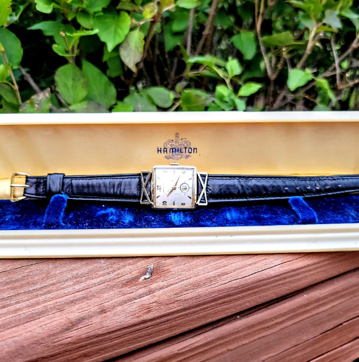 HAMILTON 1955 Lyle Watch 14K GOLD U.S.A. Made - Image 11