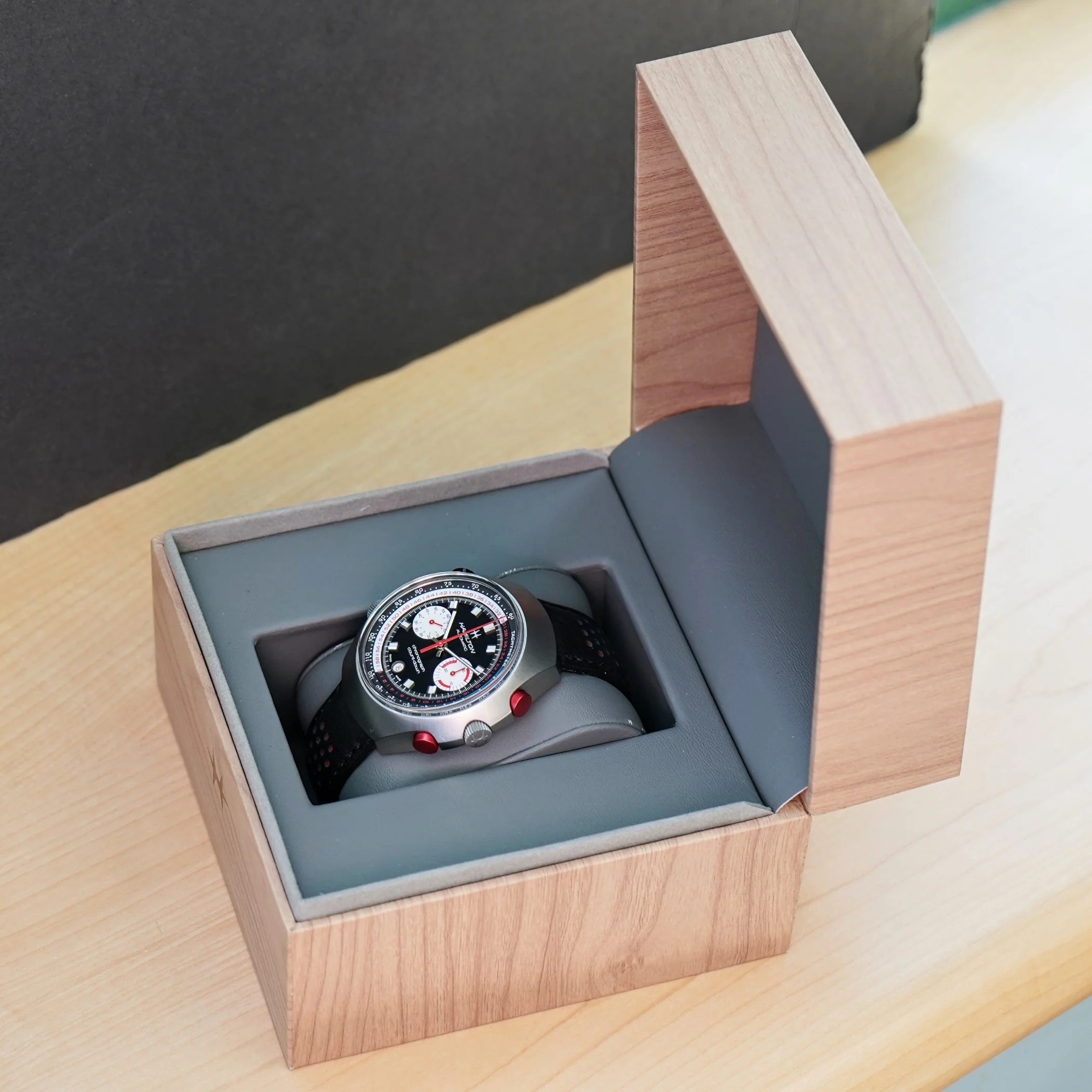 HAMILTON American Classic Chrono-Matic 50 Watch H516160 Limited Edition Automatic Wristwatch - ALL Original Box & Papers! - Image 12