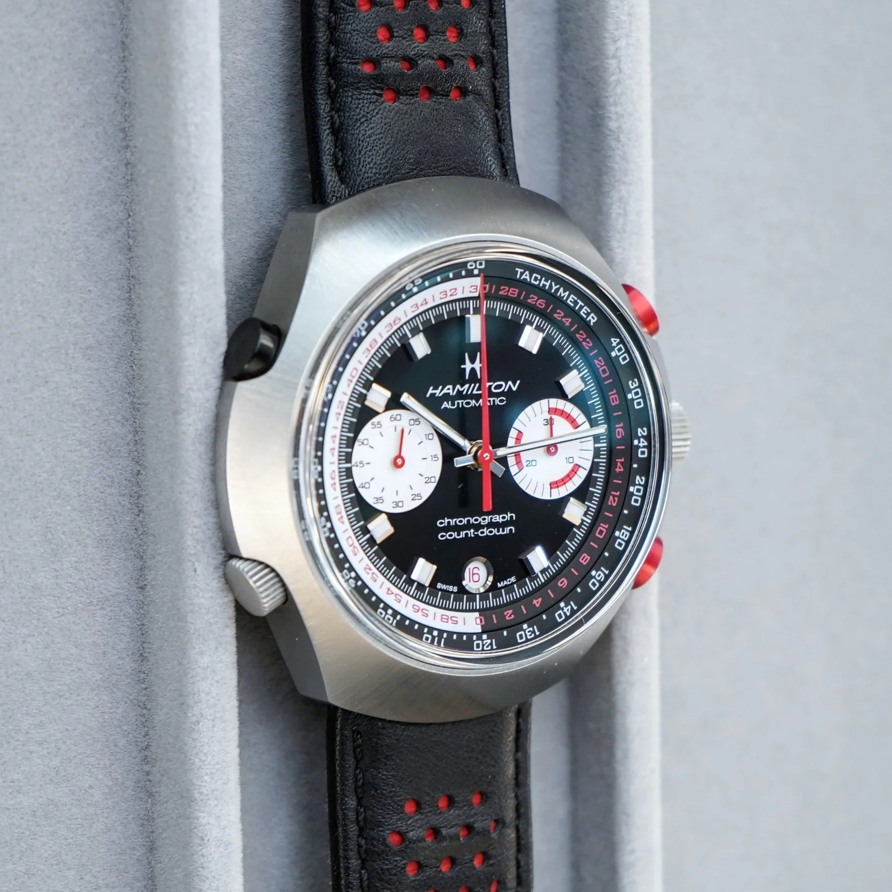 HAMILTON American Classic Chrono-Matic 50 Watch H516160 Limited Edition Automatic Wristwatch - ALL Original Box & Papers! - Image 6