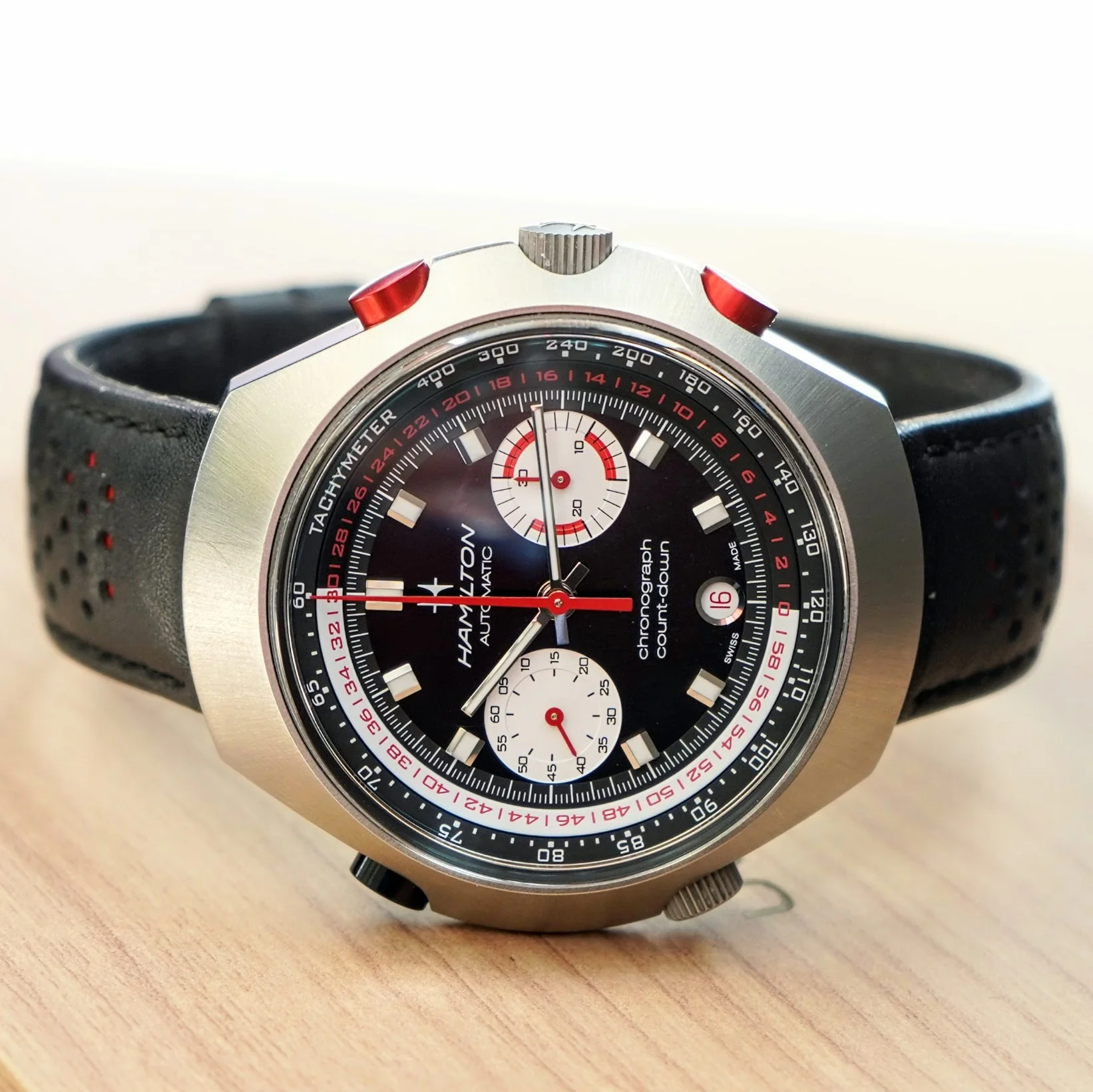 HAMILTON American Classic Chrono-Matic 50 Watch H516160 Limited Edition Automatic Wristwatch - ALL Original Box & Papers! - Image 9