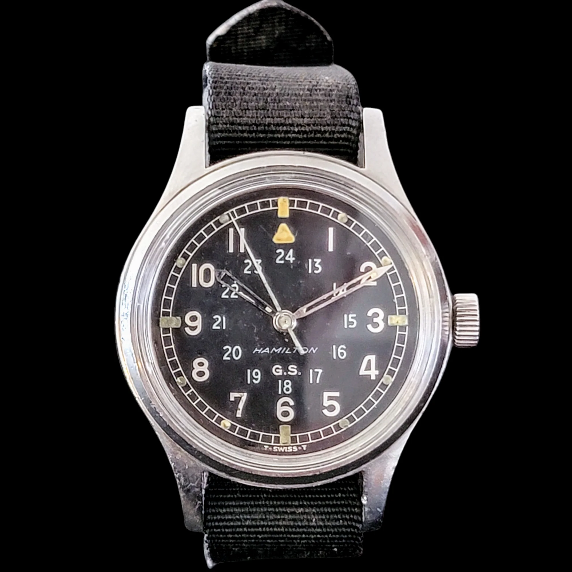HAMILTON G.S. 24-Hour Dial British R.A.F. Pilot Wristwatch - Grade S75 S 17 Jewels - Image 12