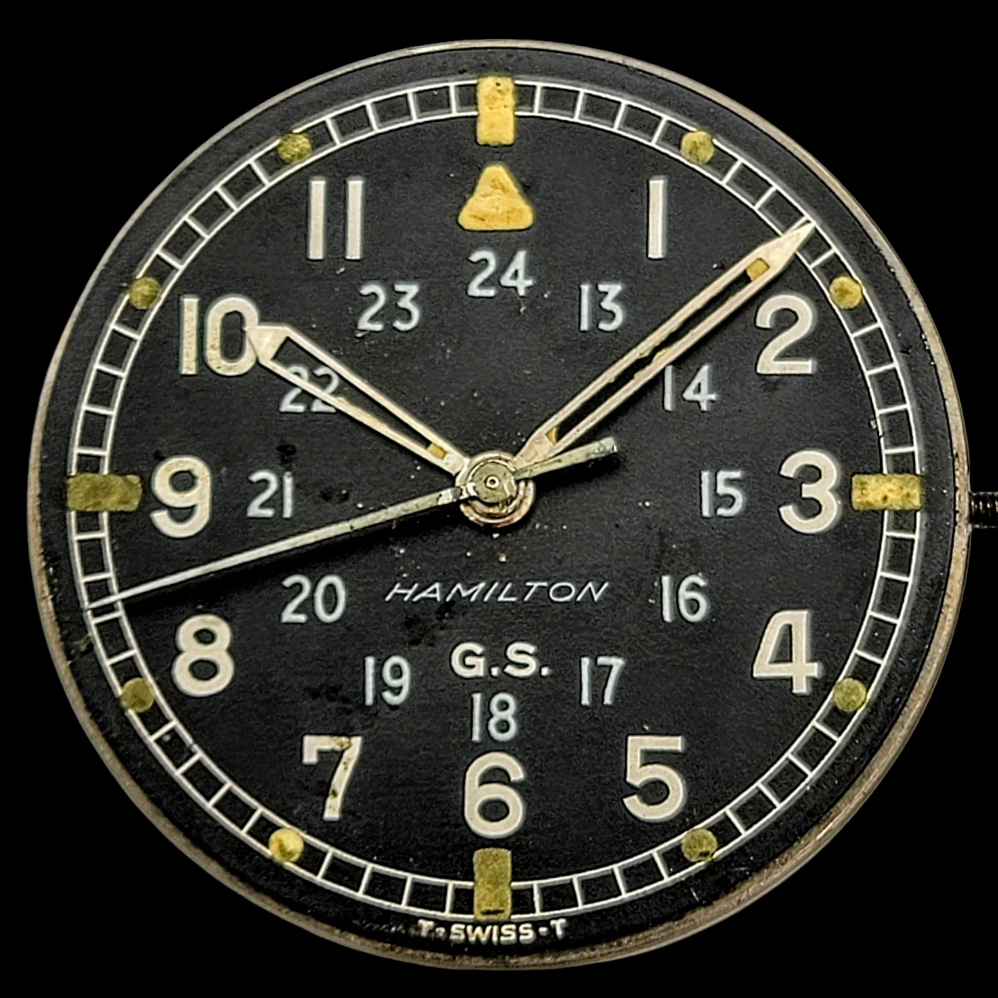 HAMILTON G.S. 24-Hour Dial British R.A.F. Pilot Wristwatch - Grade S75 S 17 Jewels - Image 13