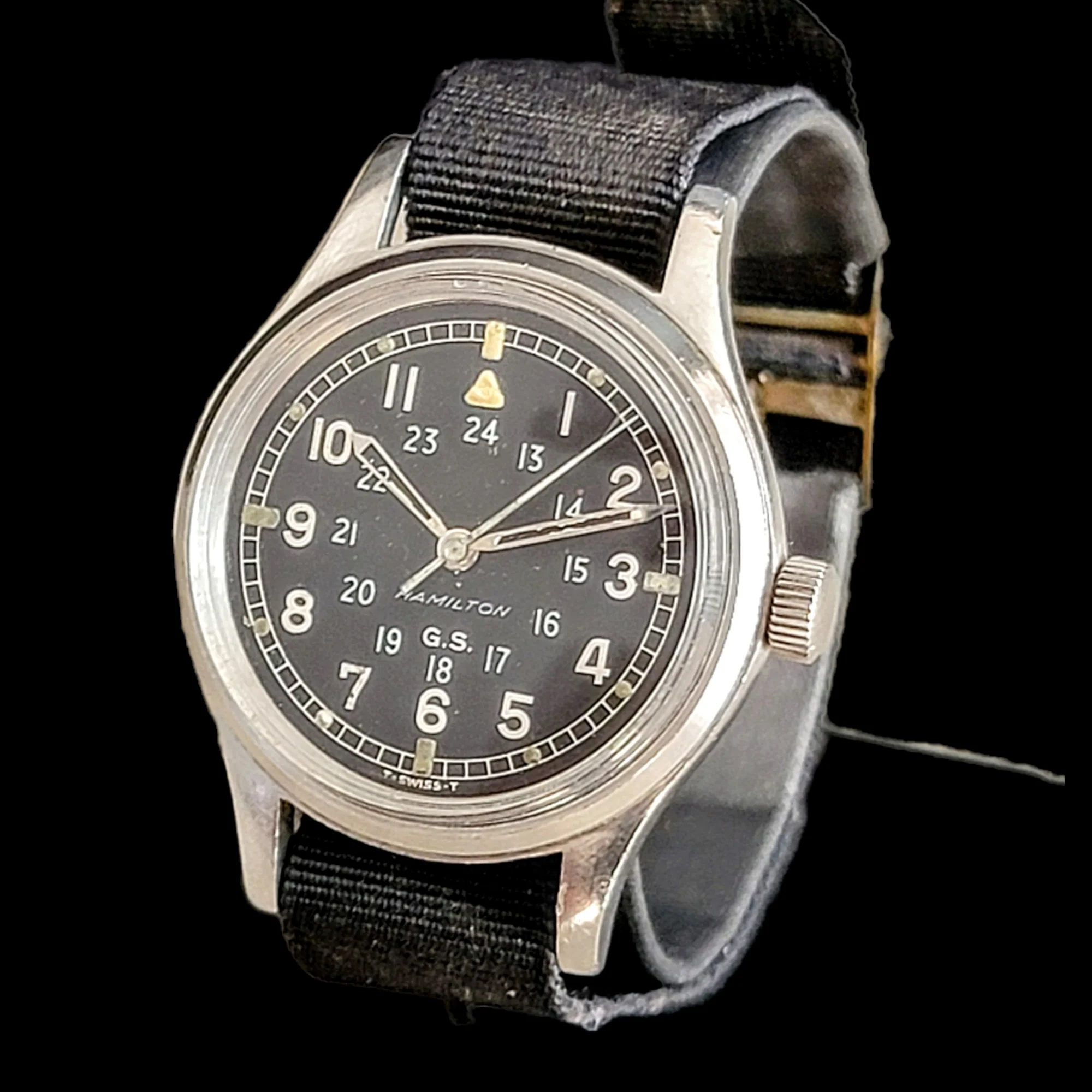HAMILTON G.S. 24-Hour Dial British R.A.F. Pilot Wristwatch - Grade S75 S 17 Jewels - Image 14
