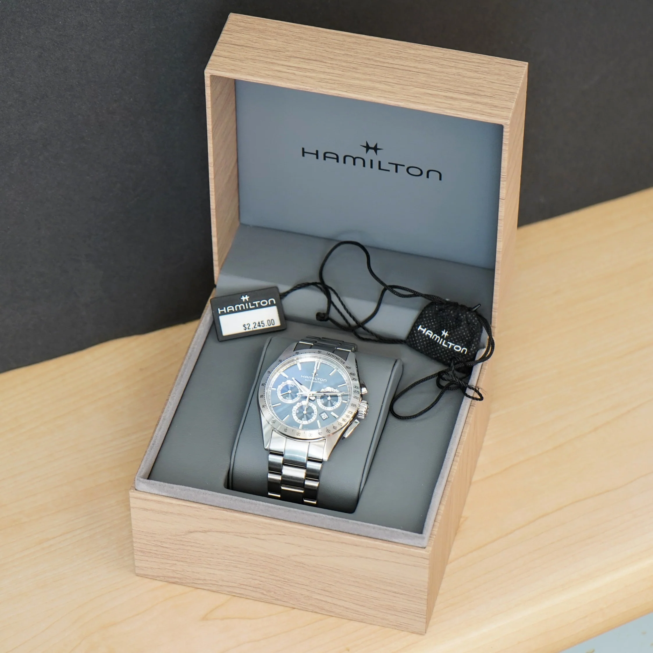 HAMILTON Jazzmaster Performer Auto Chrono Watch H36656140 42mm Automatic Wristwatch - Image 11
