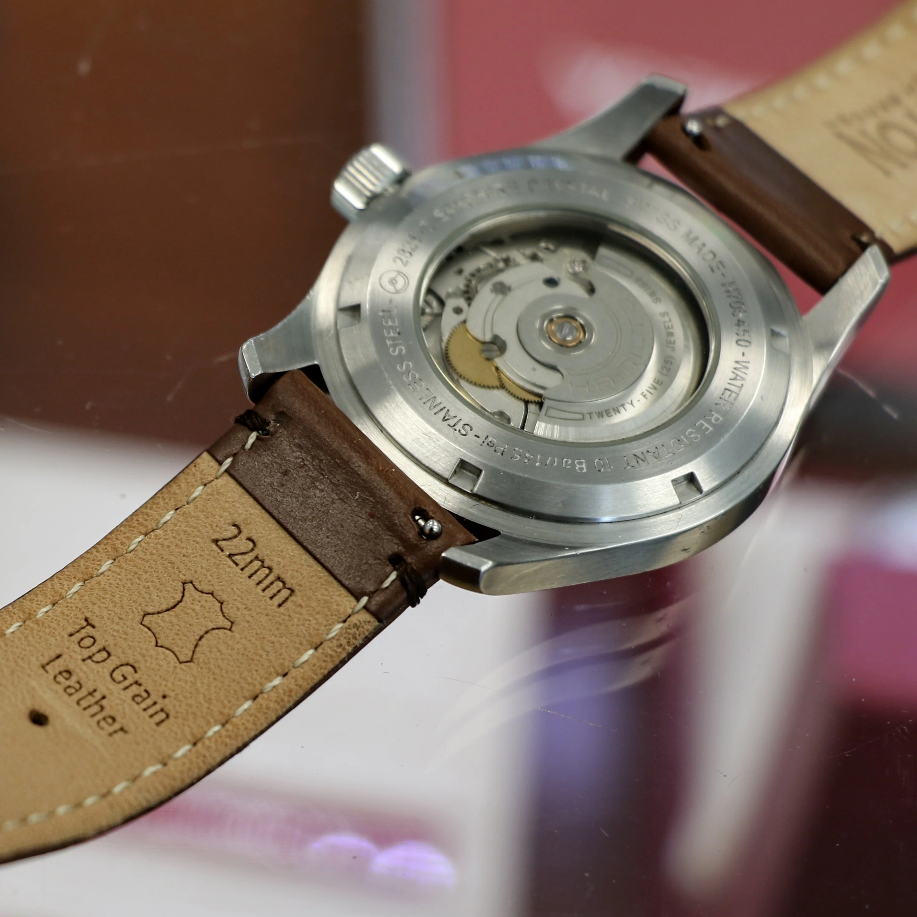 HAMILTON Khaki Field Automatic 42mm Watch H705450 ETA 2824-2 24-Hour Dial Wristwatch - Image 11
