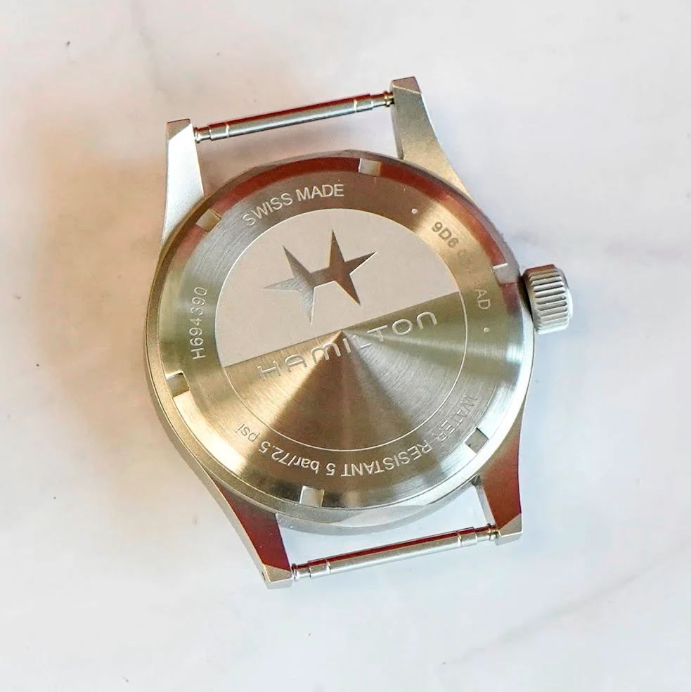 Hamilton Khaki Field Mechanical Watch H694390 38mm S.S. ALL Original - 2-Box & Papers - Image 12