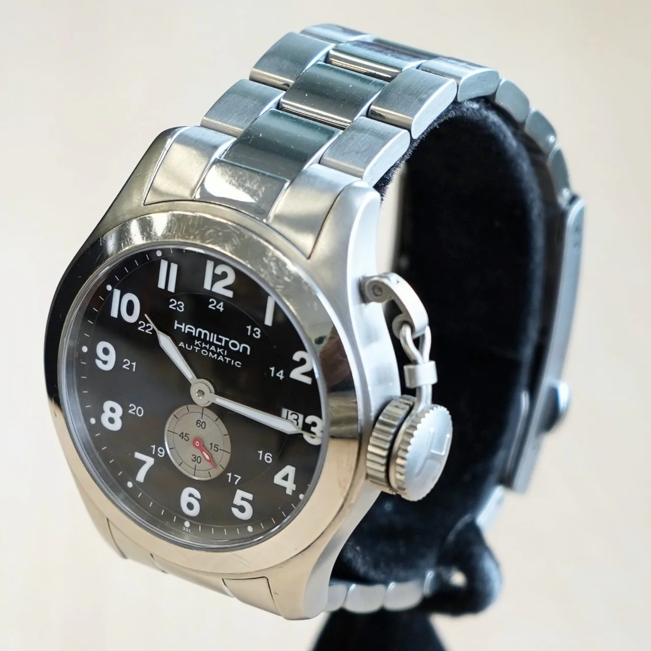 HAMILTON Khaki Navy Frogman Automatic Watch H774150 27 Jewels Wristwatch - IN BOX! - Image 4