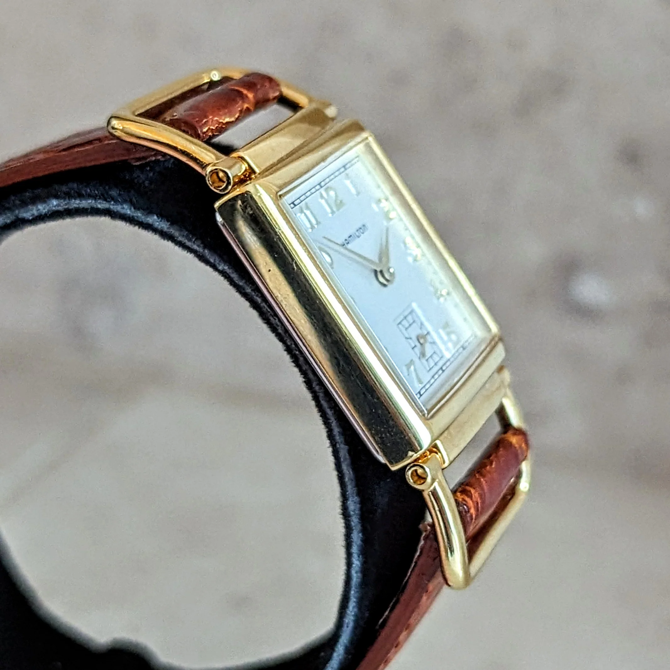 HAMILTON Wilshire Wristwatch “Registered Edition” 1983 Reissue Vintage Watch - Image 4