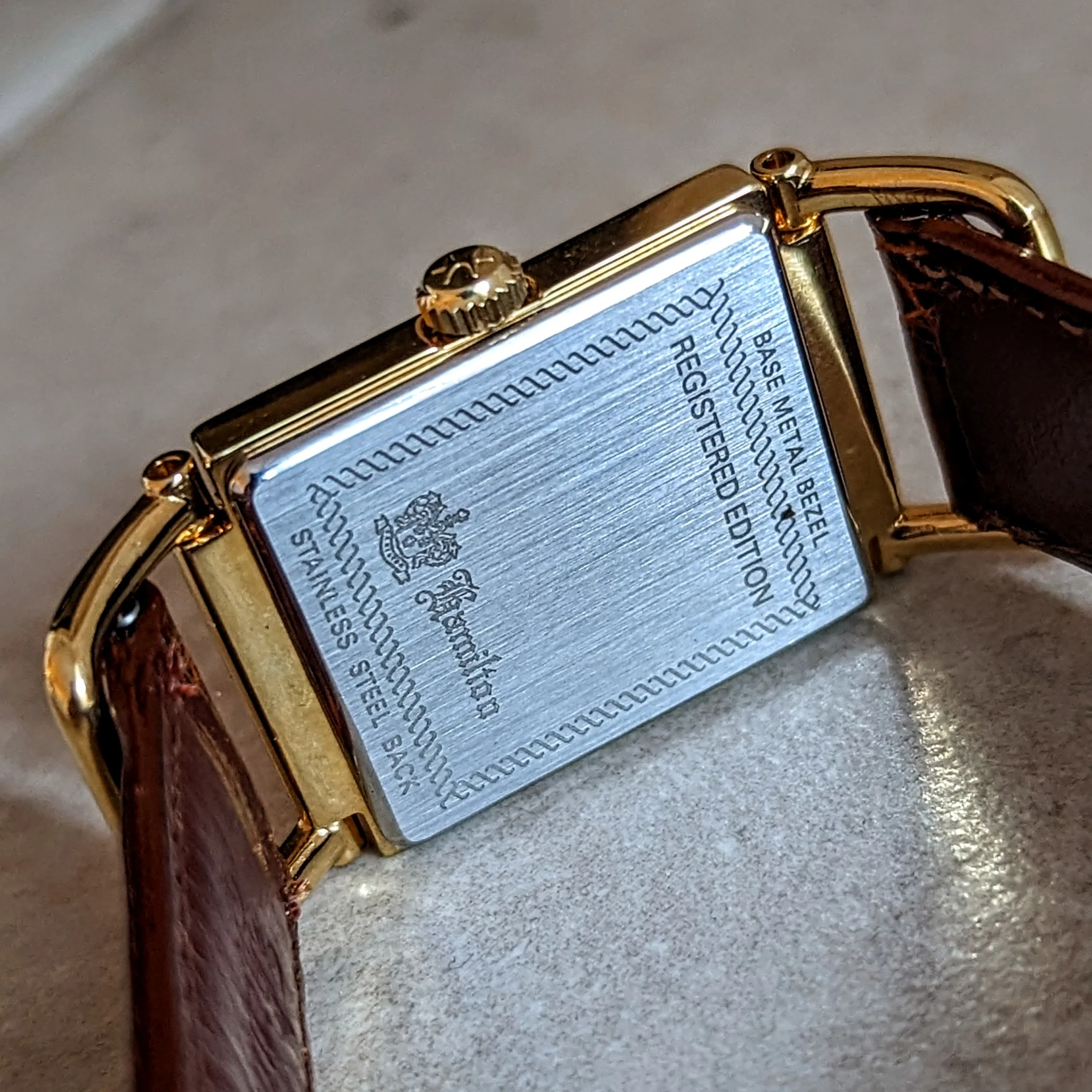 HAMILTON Wilshire Wristwatch “Registered Edition” 1983 Reissue Vintage Watch - Image 5