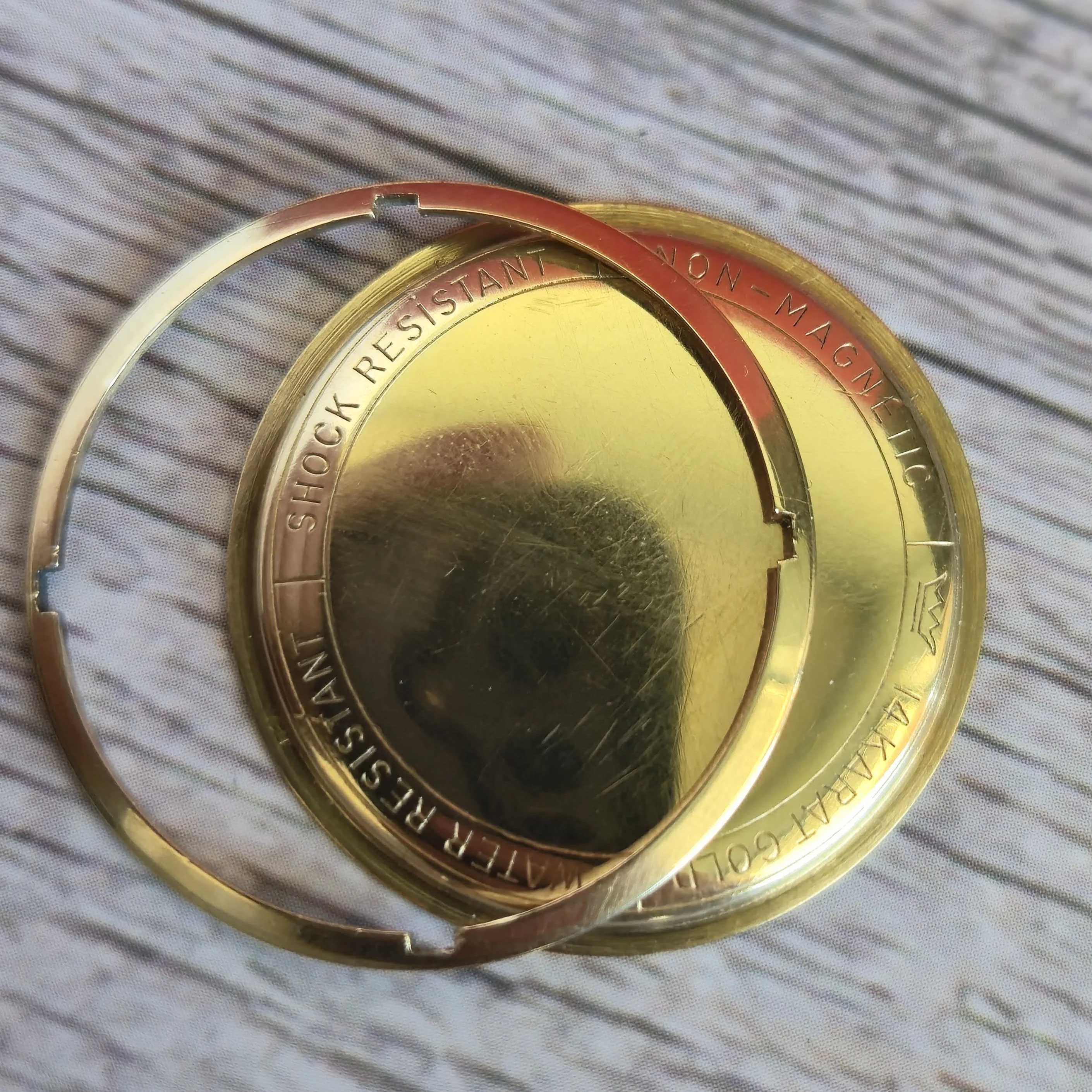 Vintage Hampden Automatic Watch Cal. AS 1361N 21 Jewels Fancy Lugs 14K Gold Wristwatch - Image 15