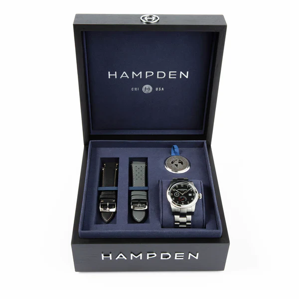 HAMPDEN MODEL 1: Sullivan Automatic Watch Power Reserve & Date Indicator Wristwatch - Image 13