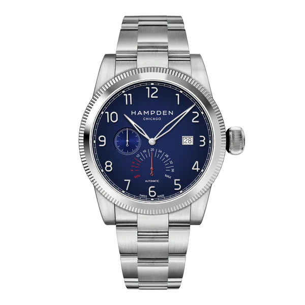 HAMPDEN MODEL 1: Sullivan Automatic Watch Power Reserve & Date Indicator Wristwatch - Image 14