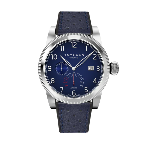 HAMPDEN MODEL 1: Sullivan Automatic Watch Power Reserve & Date Indicator Wristwatch - Image 16