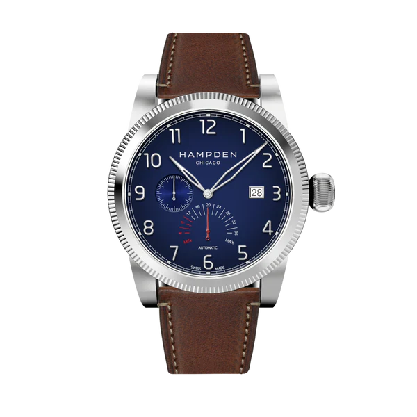 HAMPDEN MODEL 1: Sullivan Automatic Watch Power Reserve & Date Indicator Wristwatch - Image 17