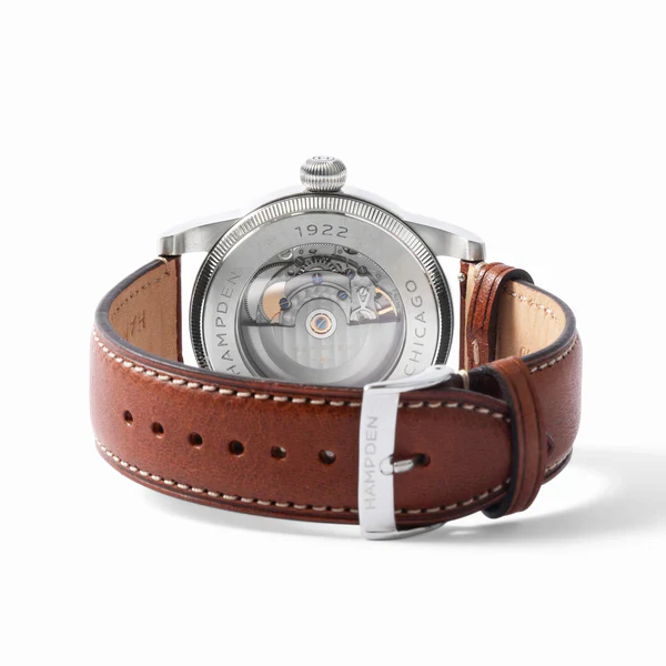 HAMPDEN MODEL 1: Sullivan Automatic Watch Power Reserve & Date Indicator Wristwatch - Image 18