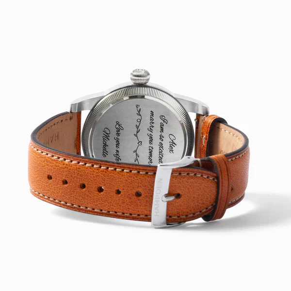 HAMPDEN MODEL 1: Sullivan Automatic Watch Power Reserve & Date Indicator Wristwatch - Image 5