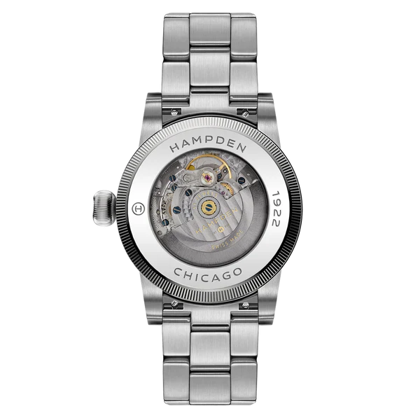 HAMPDEN MODEL 1: Sullivan Automatic Watch Power Reserve & Date Indicator Wristwatch - Image 7