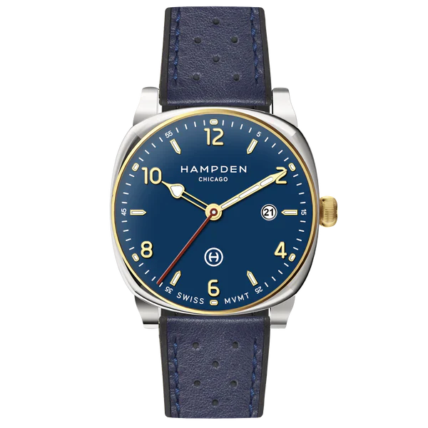 HAMPDEN MODEL 2: Algren Watch Cushion Case Date Indicator Stainless Steel Wristwatch - Image 16