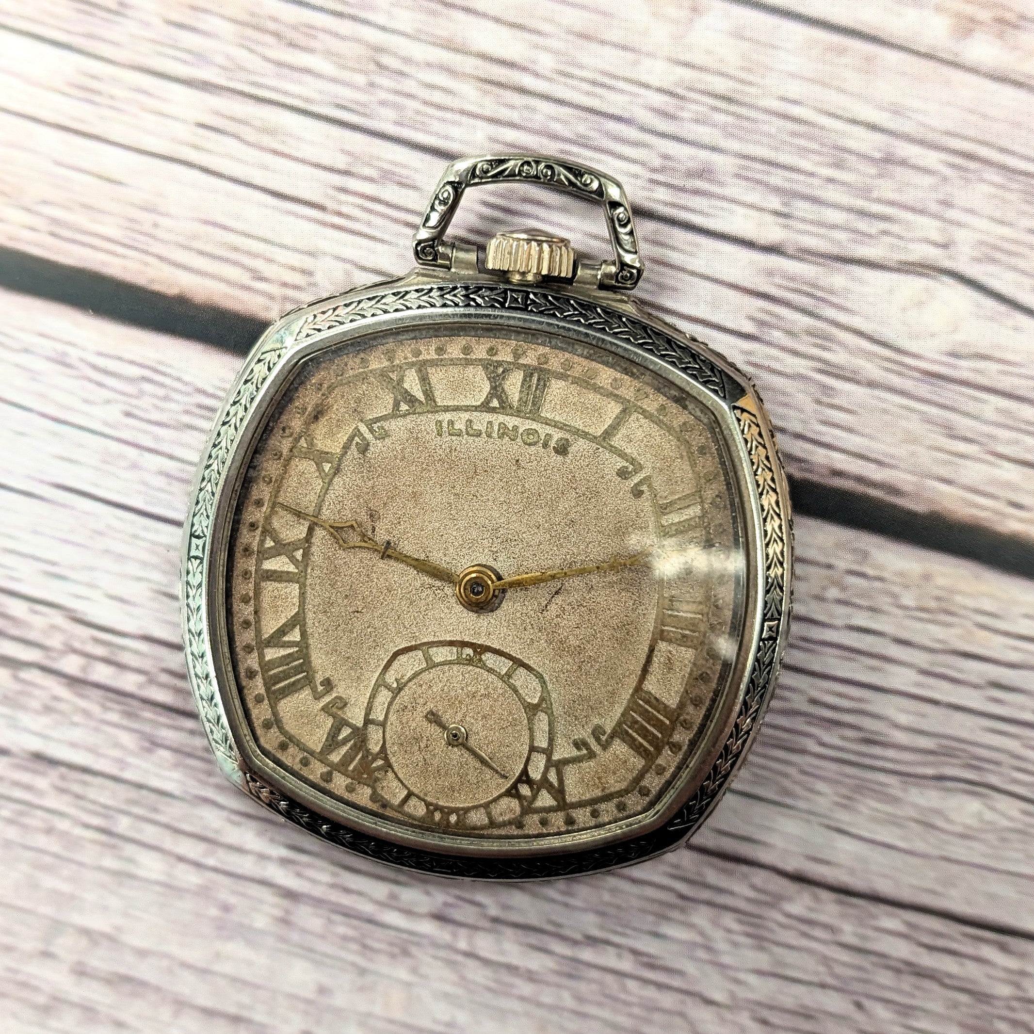 1927 Illinois Marquis Autocrat Dress Pocket Watch Openface 12s Grade 522 17 Jewels Adj. 3 Pos. - Image 11