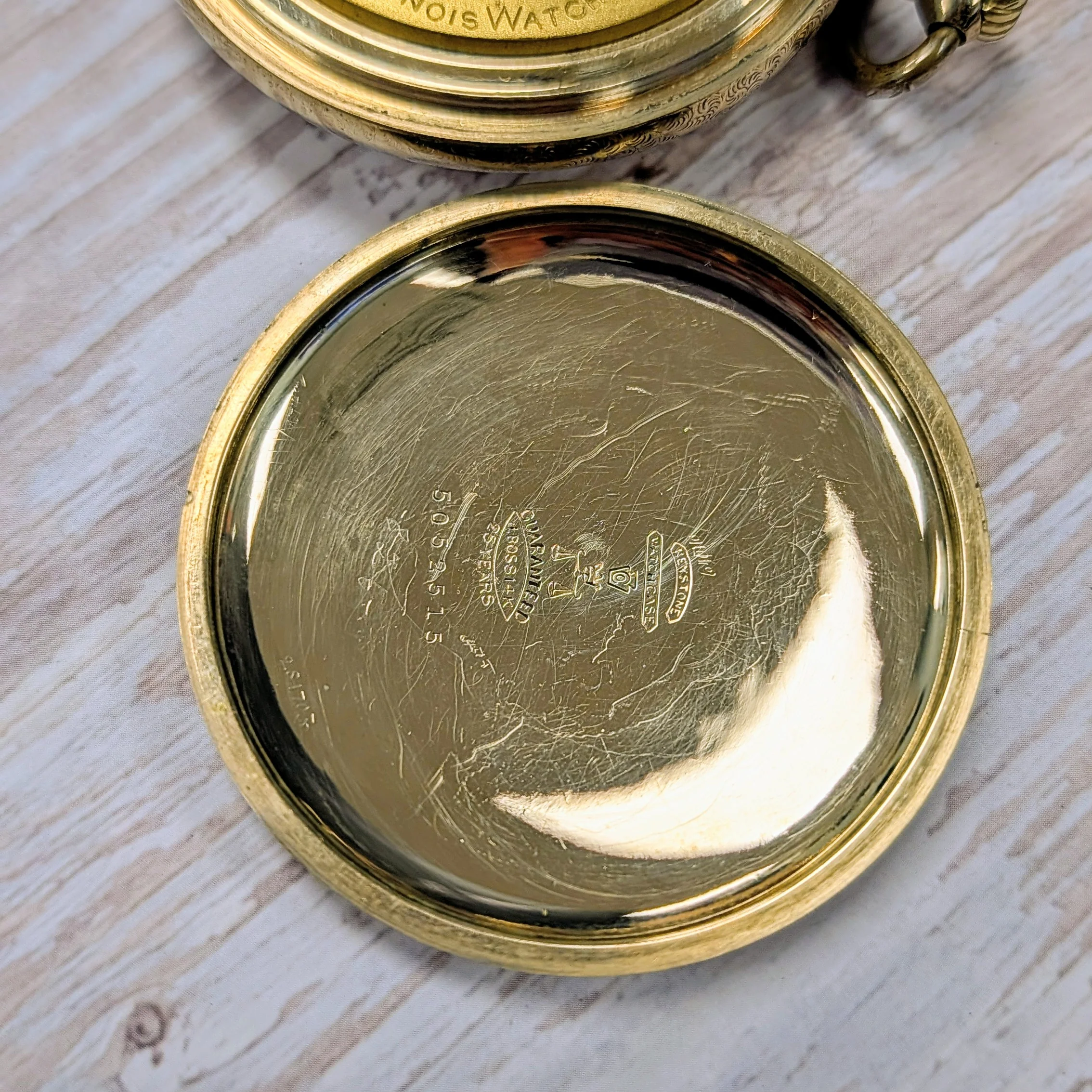 1887 Illinois Railroader Pocket Watch 18s Openface Grade 4 11 Jewels 14K Gold Filled - Image 16
