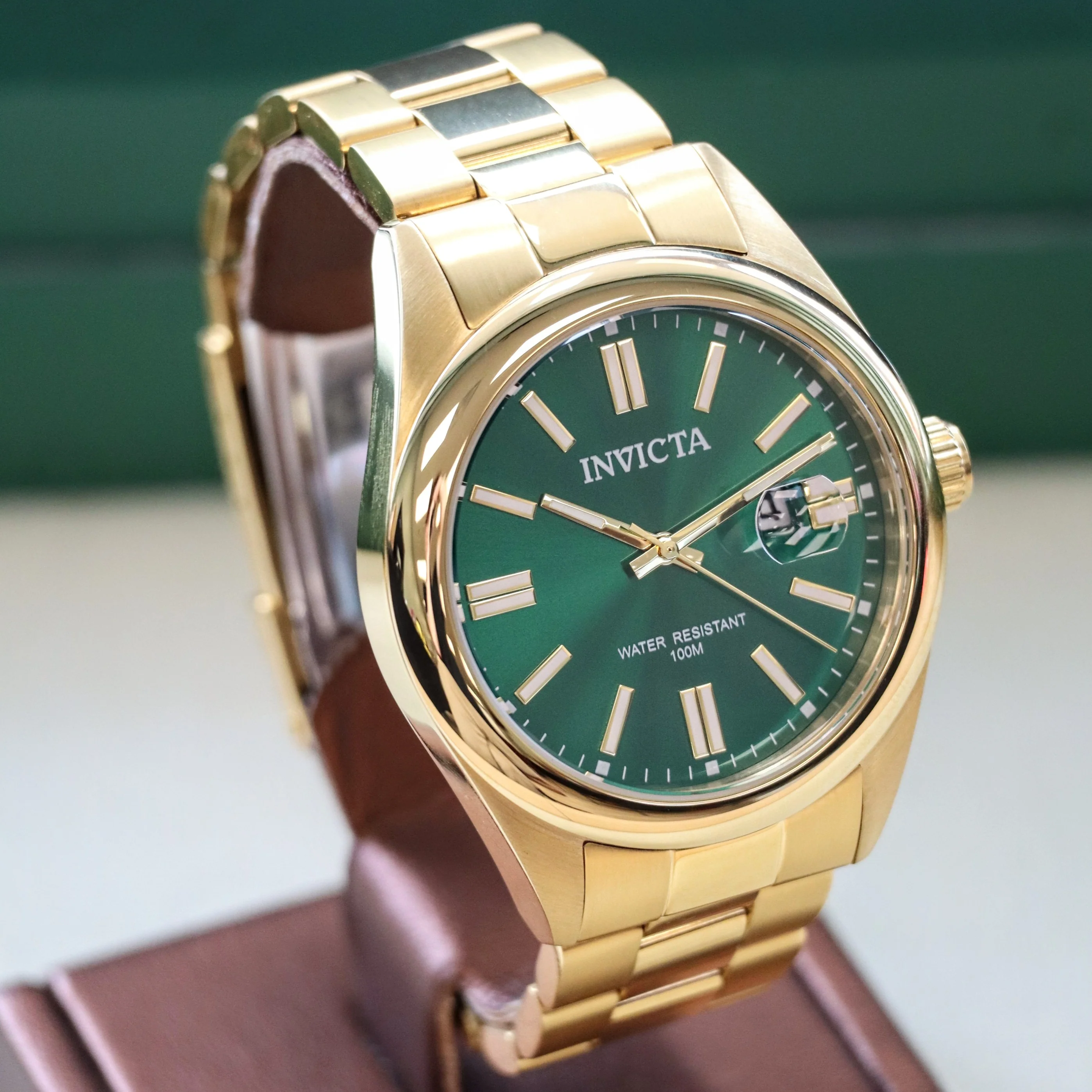 INVICTA Pro Diver Men's Watch Quartz Green Dial ALL S.S. Wristwatch Ref. 38464 - ALL Original! - Image 7
