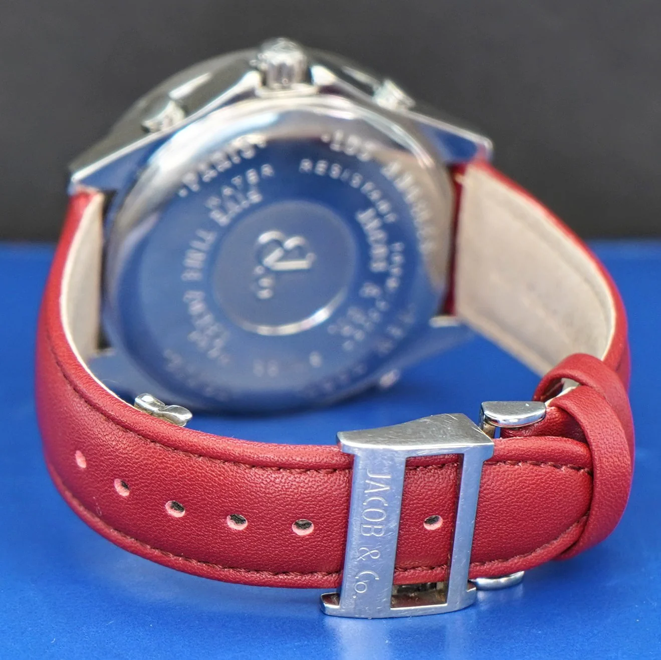 Jacob & Co. Five Time Zone Watch Diamond Bezel 47mm - Original Box & Interchangeable Straps - Image 10