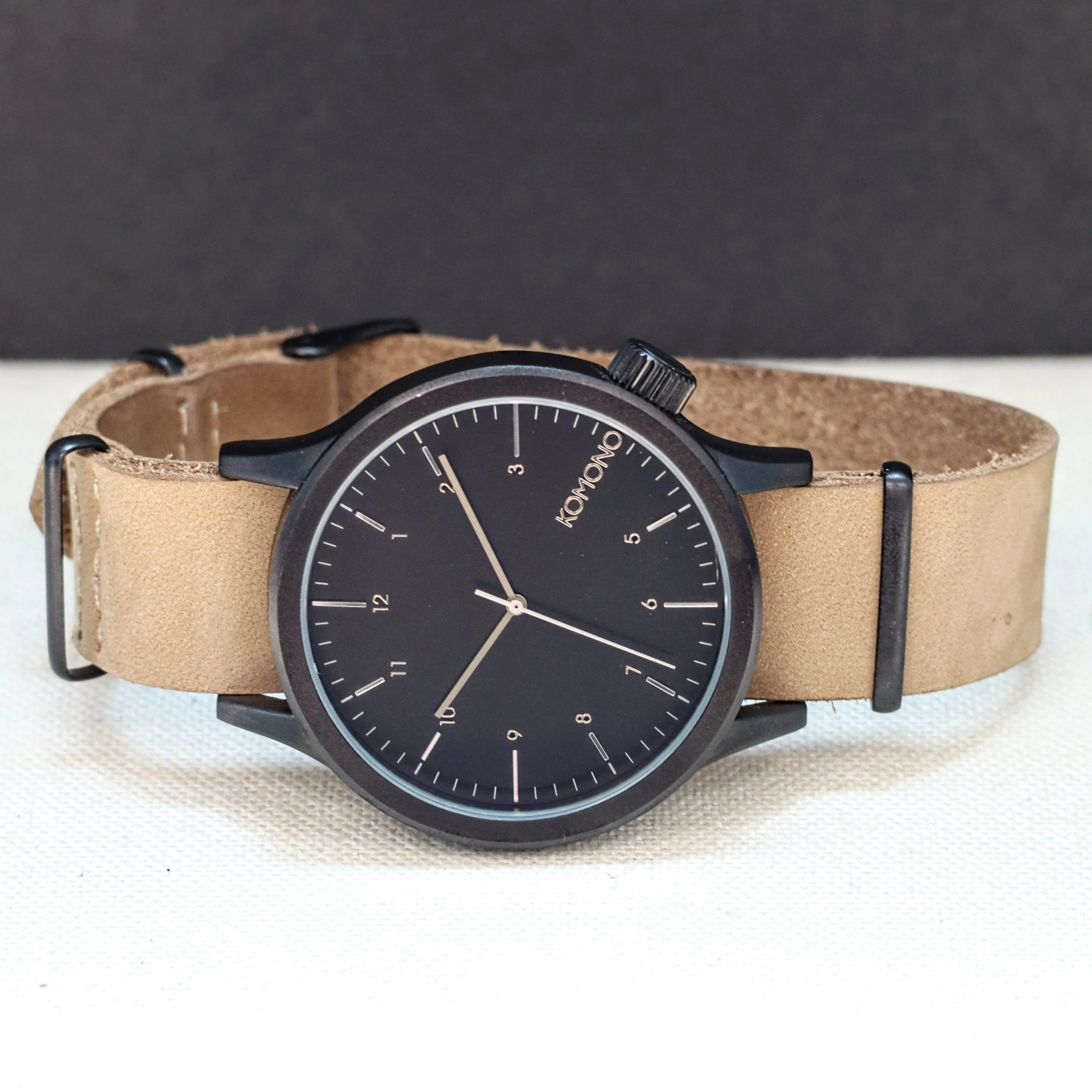 KOMONO The Magnus Watch Cobblestone Quartz Wristwatch Ref. KOM-W1930 - ALL Orignal in Box! - Image 6
