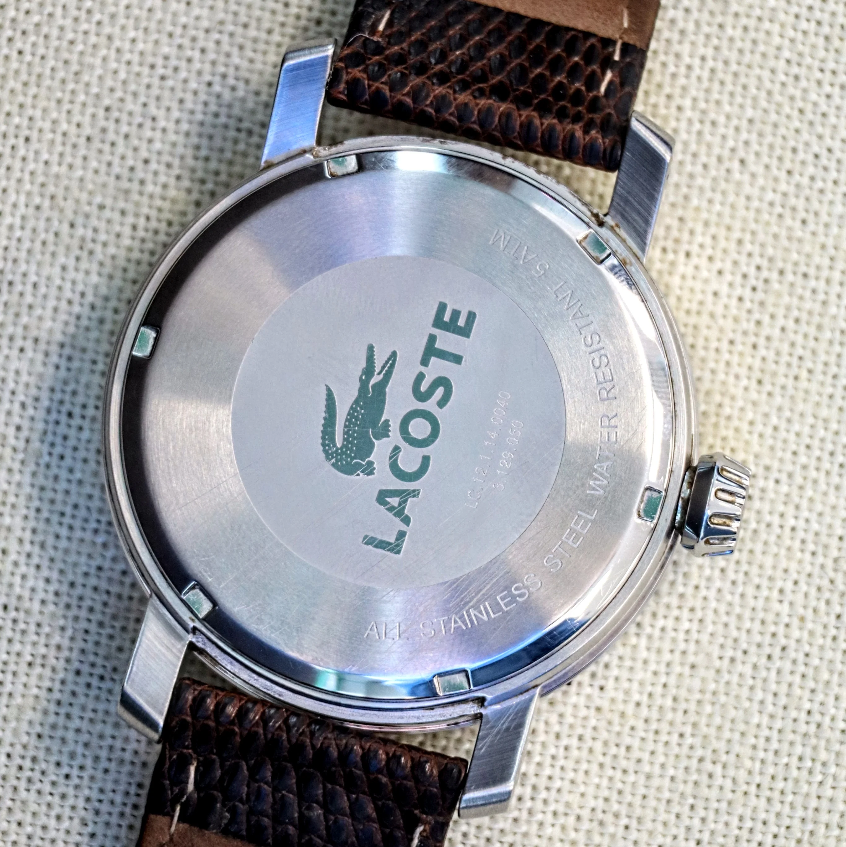 LACOSTE Quartz Watch 5ATM Date Indicator Wristwatch ALL S.S. - LC.12.1.14.0040 - Image 10