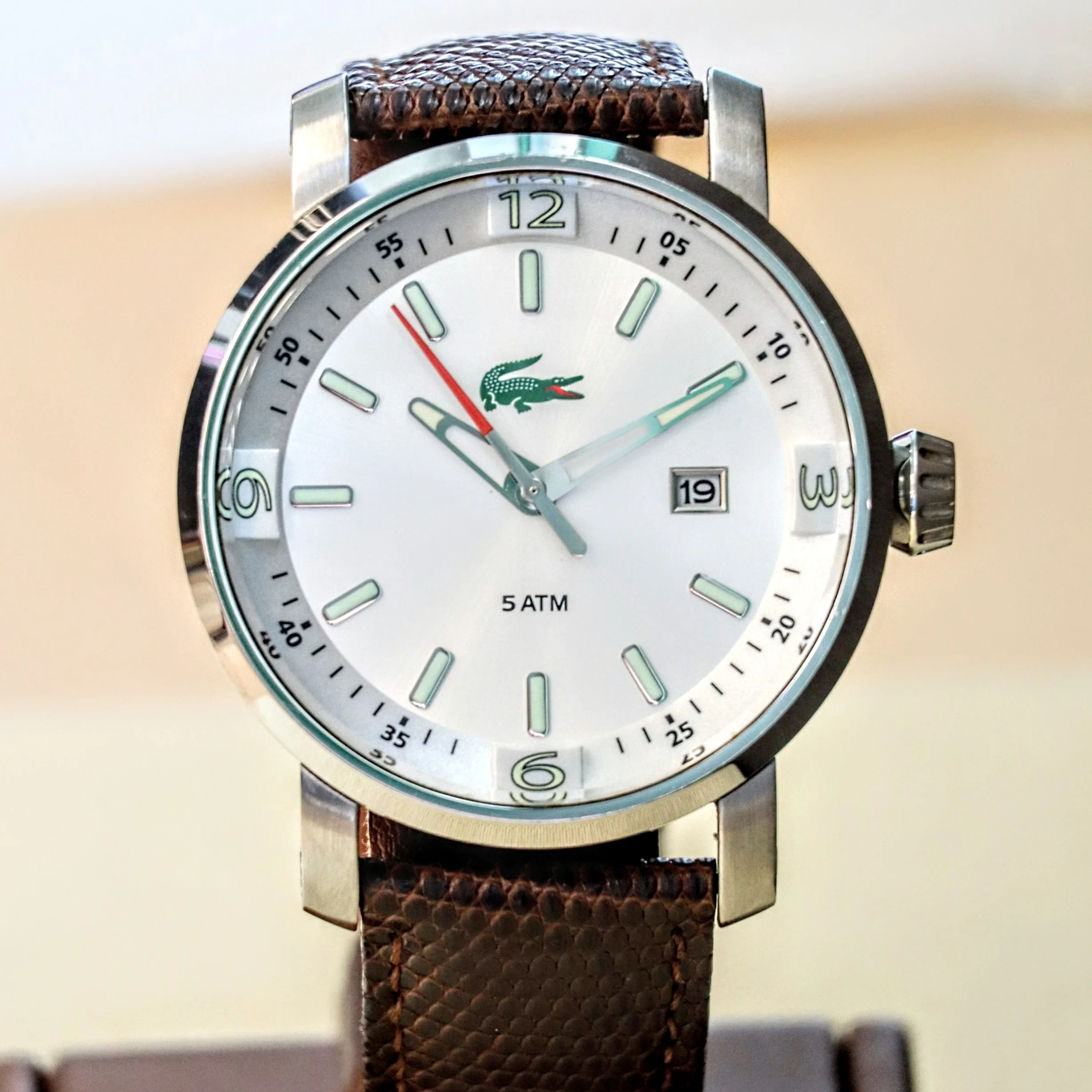 LACOSTE Quartz Watch 5ATM Date Indicator Wristwatch ALL S.S. - LC.12.1.14.0040 - Image 2