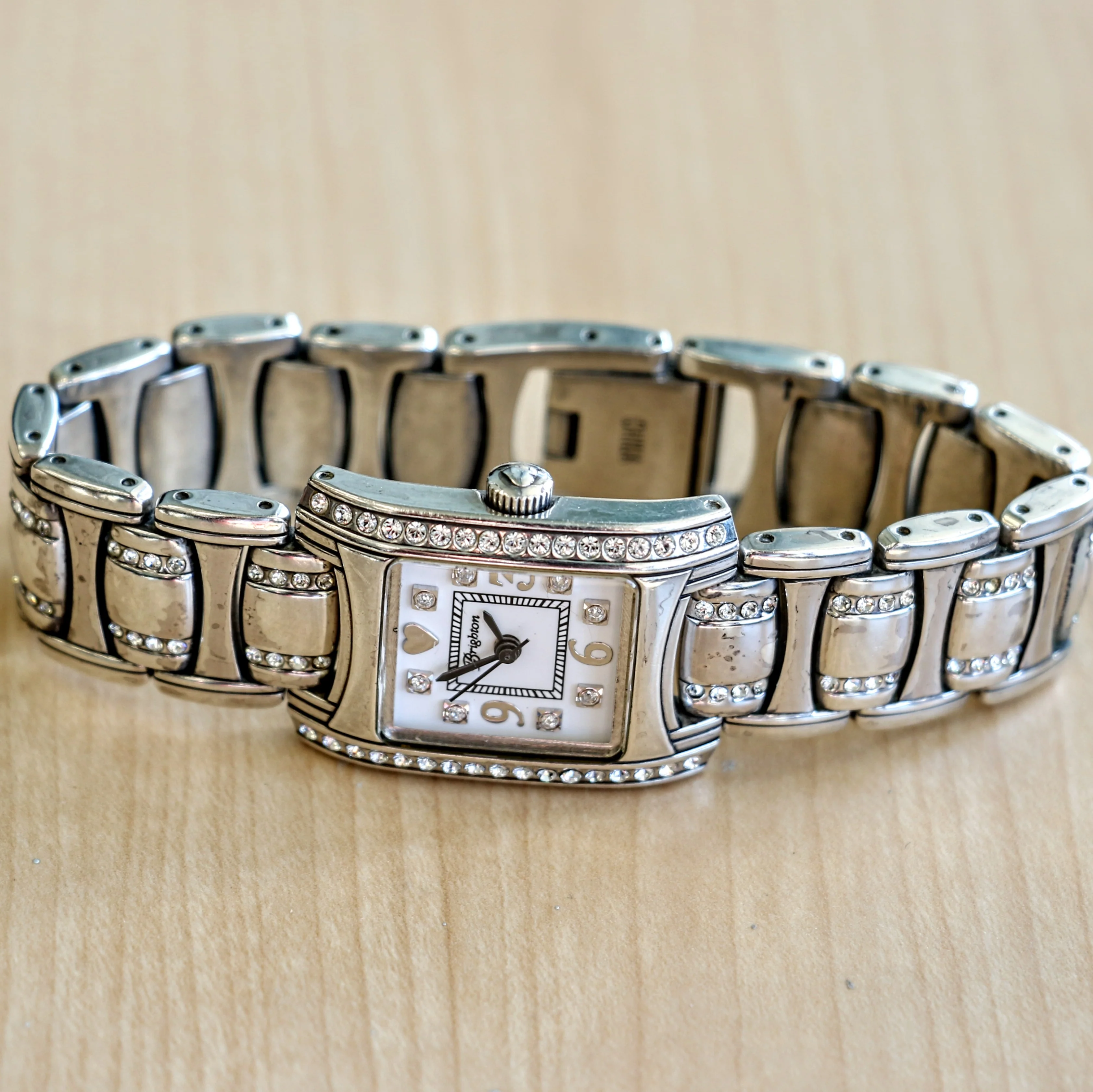 Ladies BRIGHTON "Turin" Watch Solid Silver and Swarovski Crystals Wristwatch - Image 13
