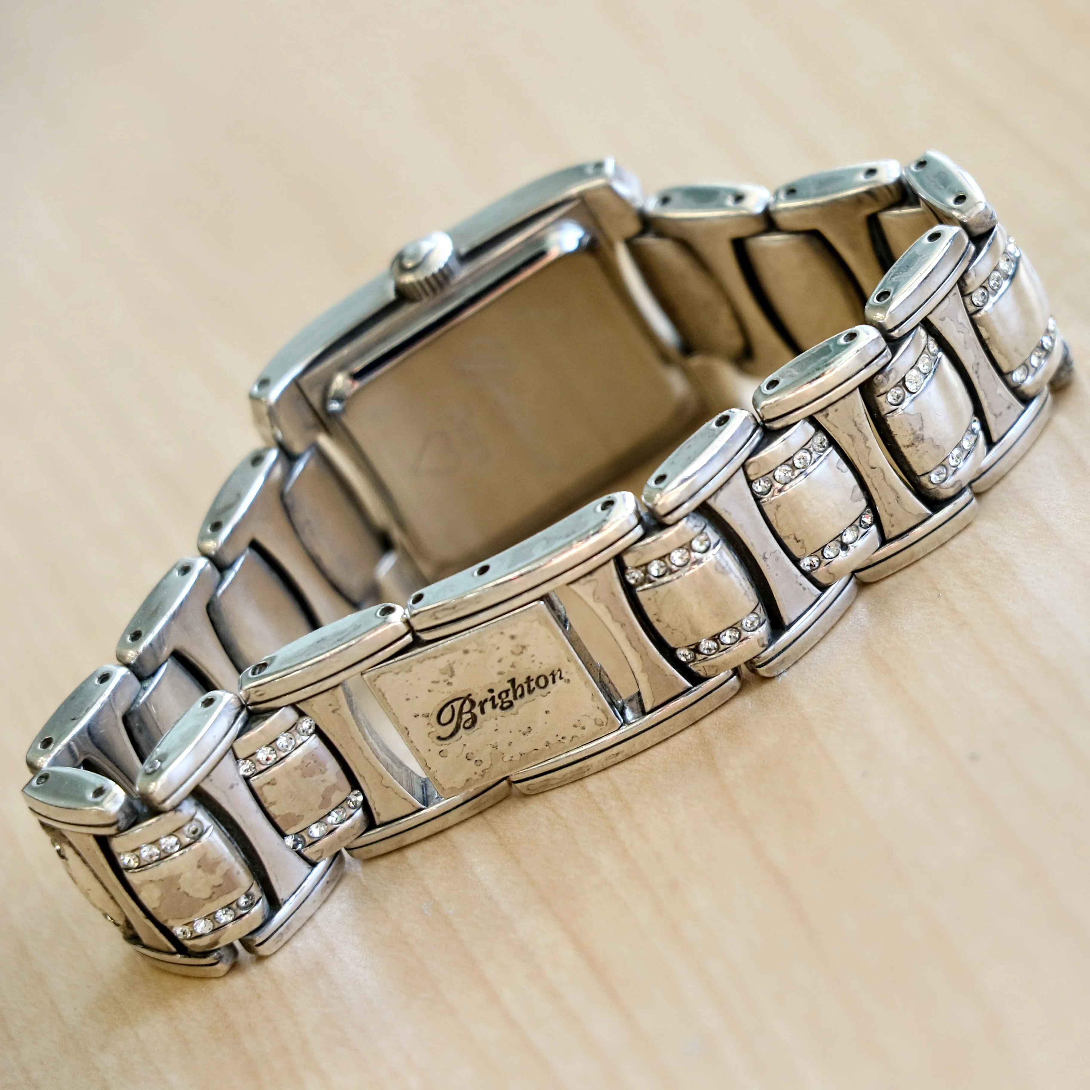 Ladies BRIGHTON "Turin" Watch Solid Silver and Swarovski Crystals Wristwatch - Image 14