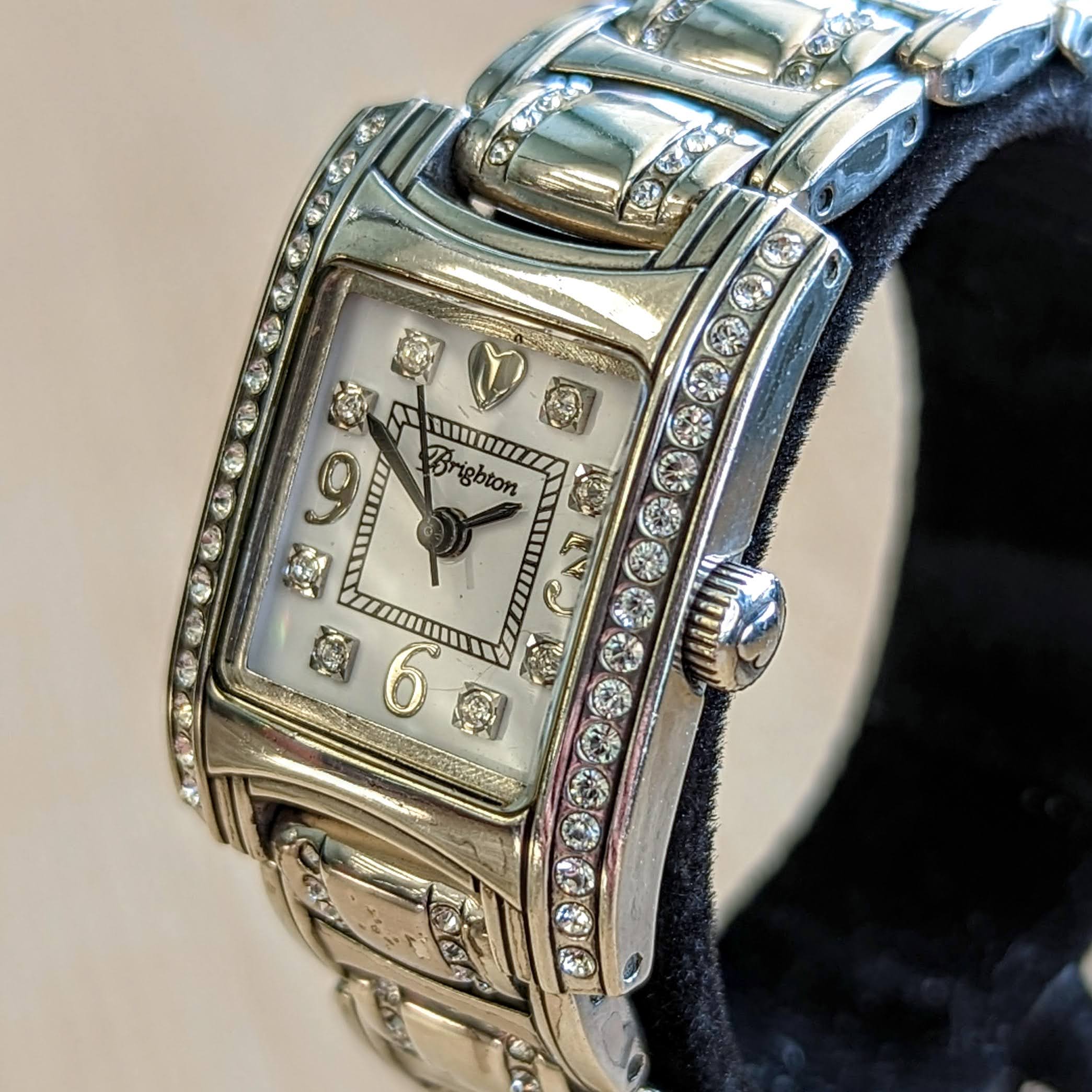 Ladies BRIGHTON "Turin" Watch Solid Silver and Swarovski Crystals Wristwatch - Image 4