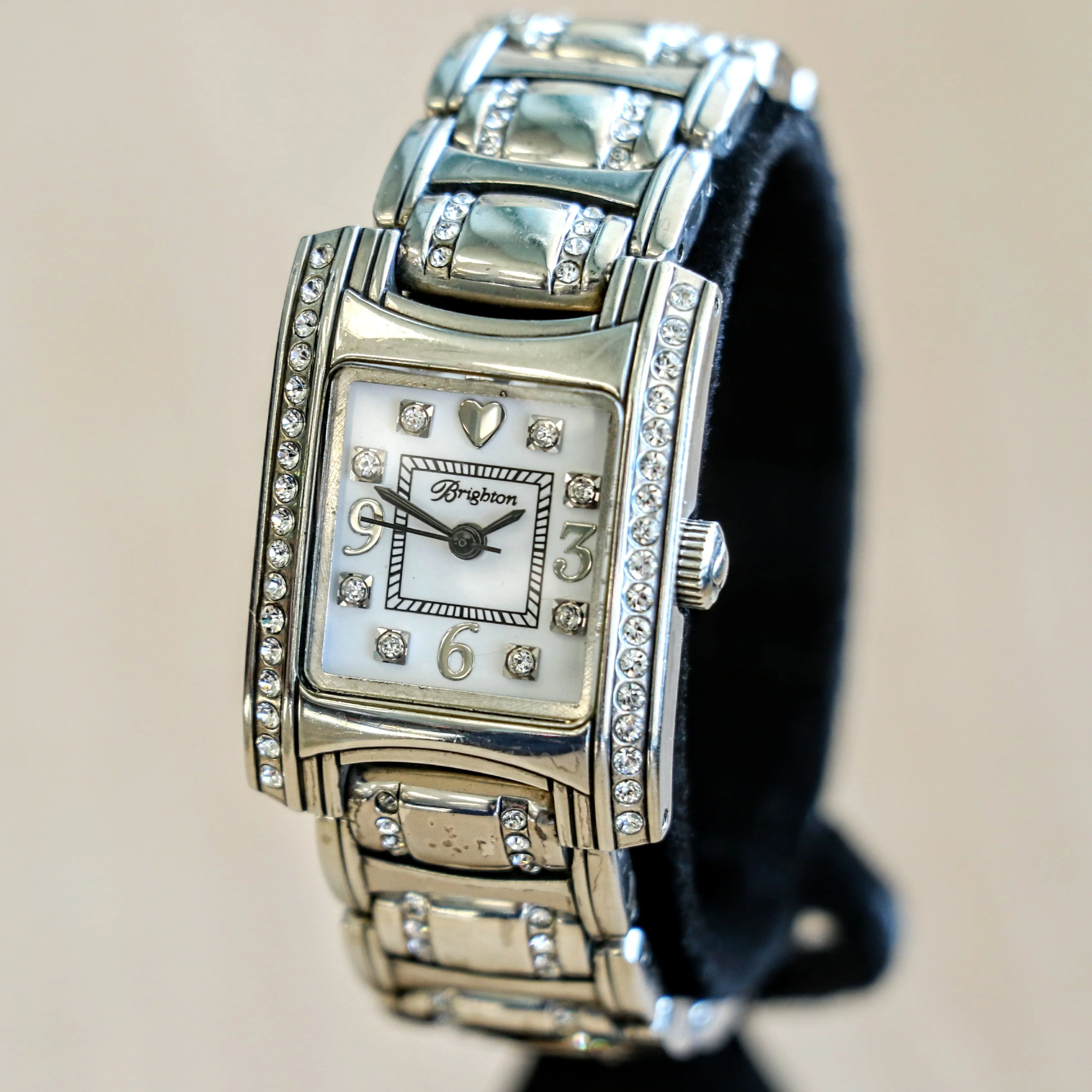 Ladies BRIGHTON "Turin" Watch Solid Silver and Swarovski Crystals Wristwatch - Image 5