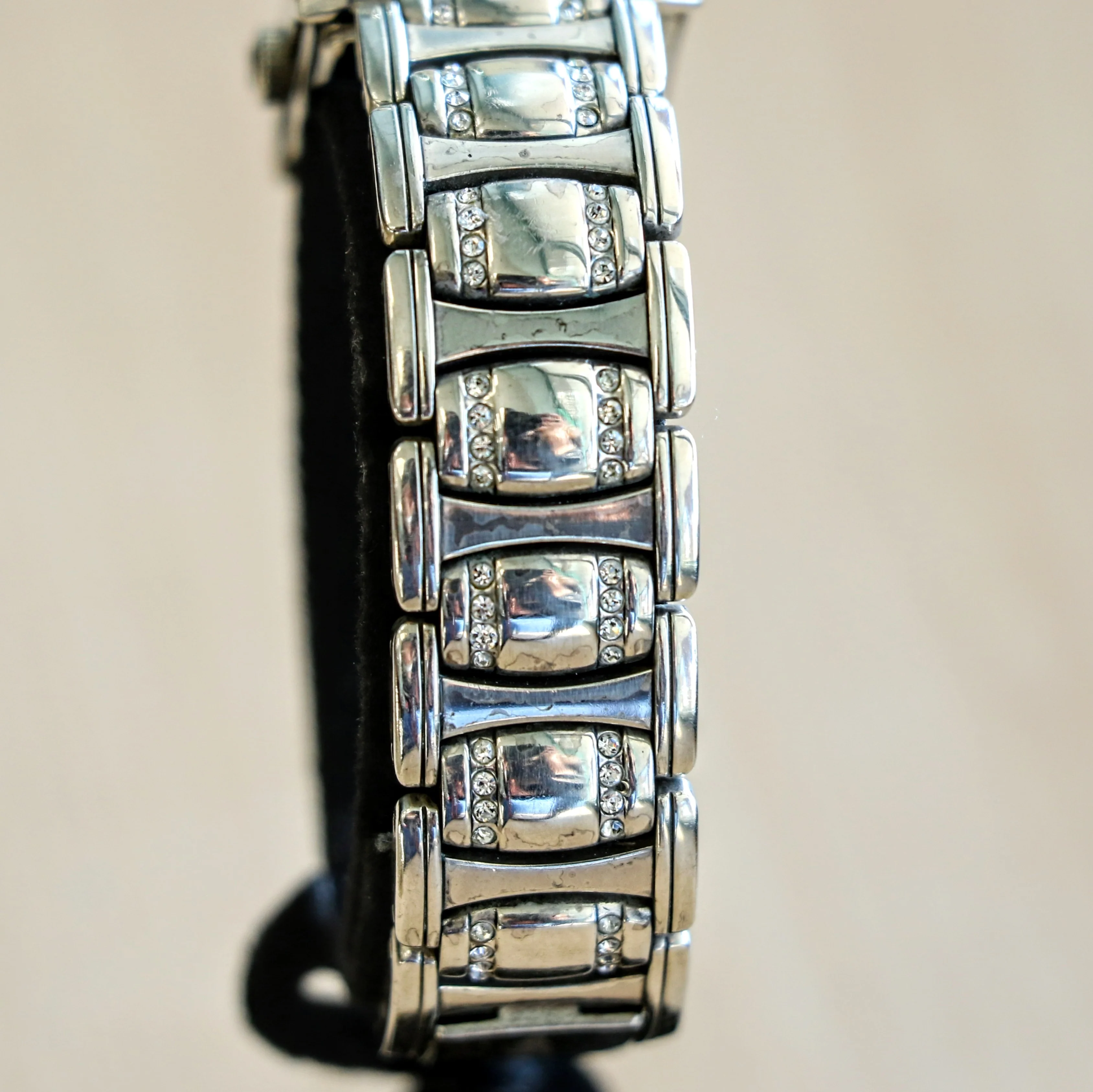 Ladies BRIGHTON "Turin" Watch Solid Silver and Swarovski Crystals Wristwatch - Image 7