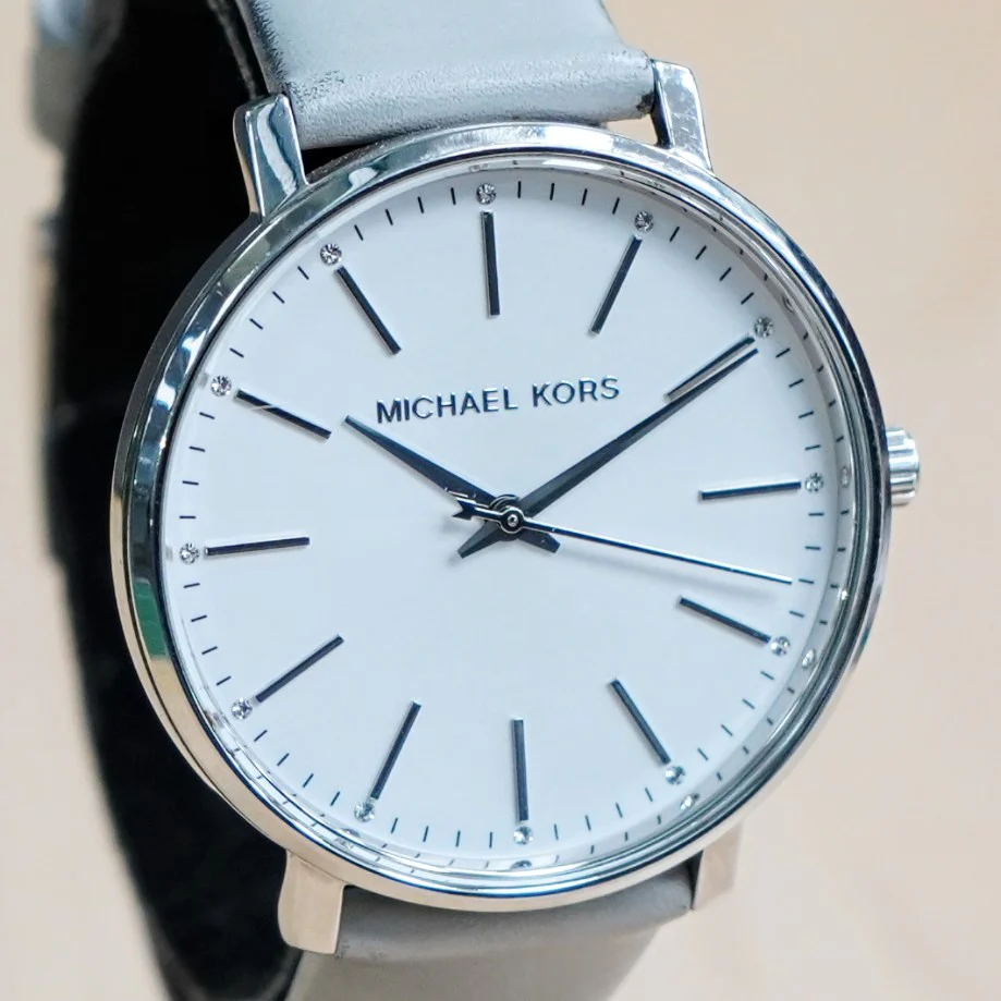 Ladies Michael Kors Pyper Watch MK-2797 Diamond Dial Quartz Wristwatch ALL S.S. Original in Box! - Image 3
