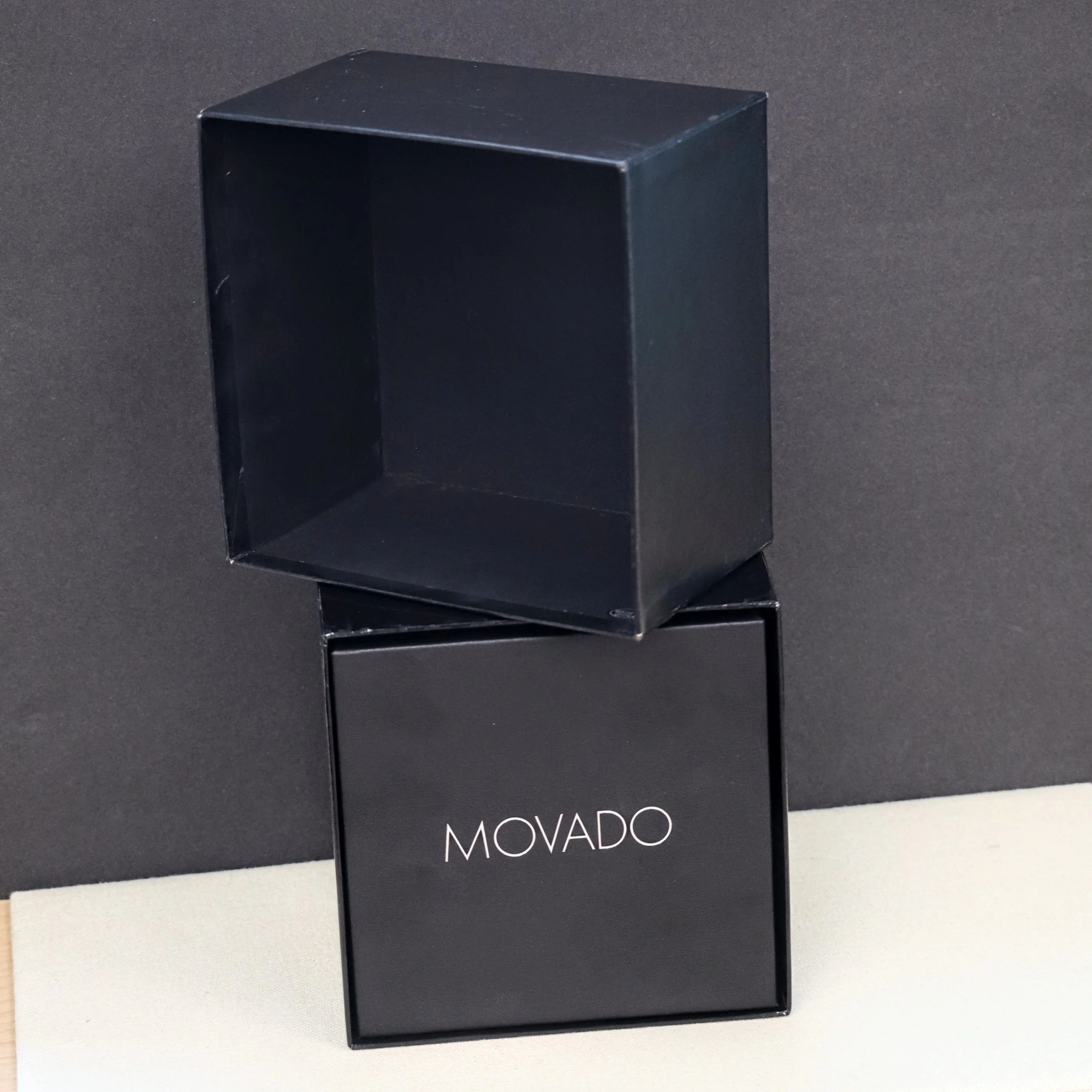 Ladies MOVADO Amorosa Watch Two-Tone Bangle Bracelet Wristwatch Ref. 81 E4 1842 - Double Box & Papers! - Image 13