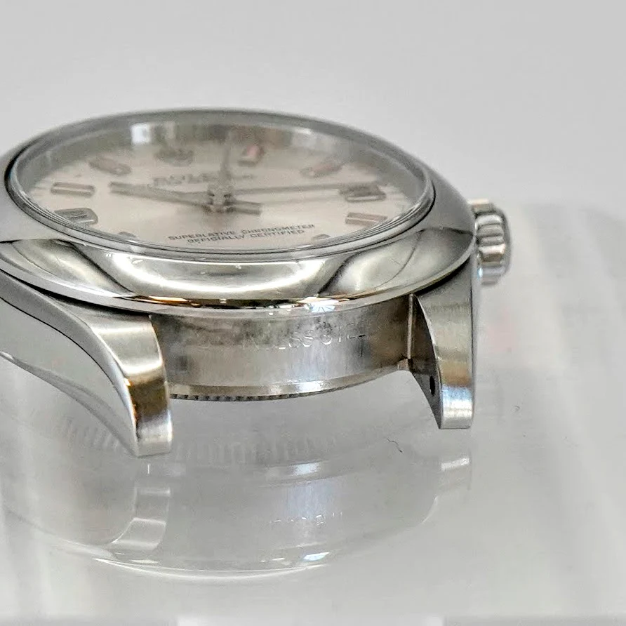 Ladies Rolex Oyster Perpetual 31 Watch Stainless Steel 177200 Pink Baton Markers - Image 18
