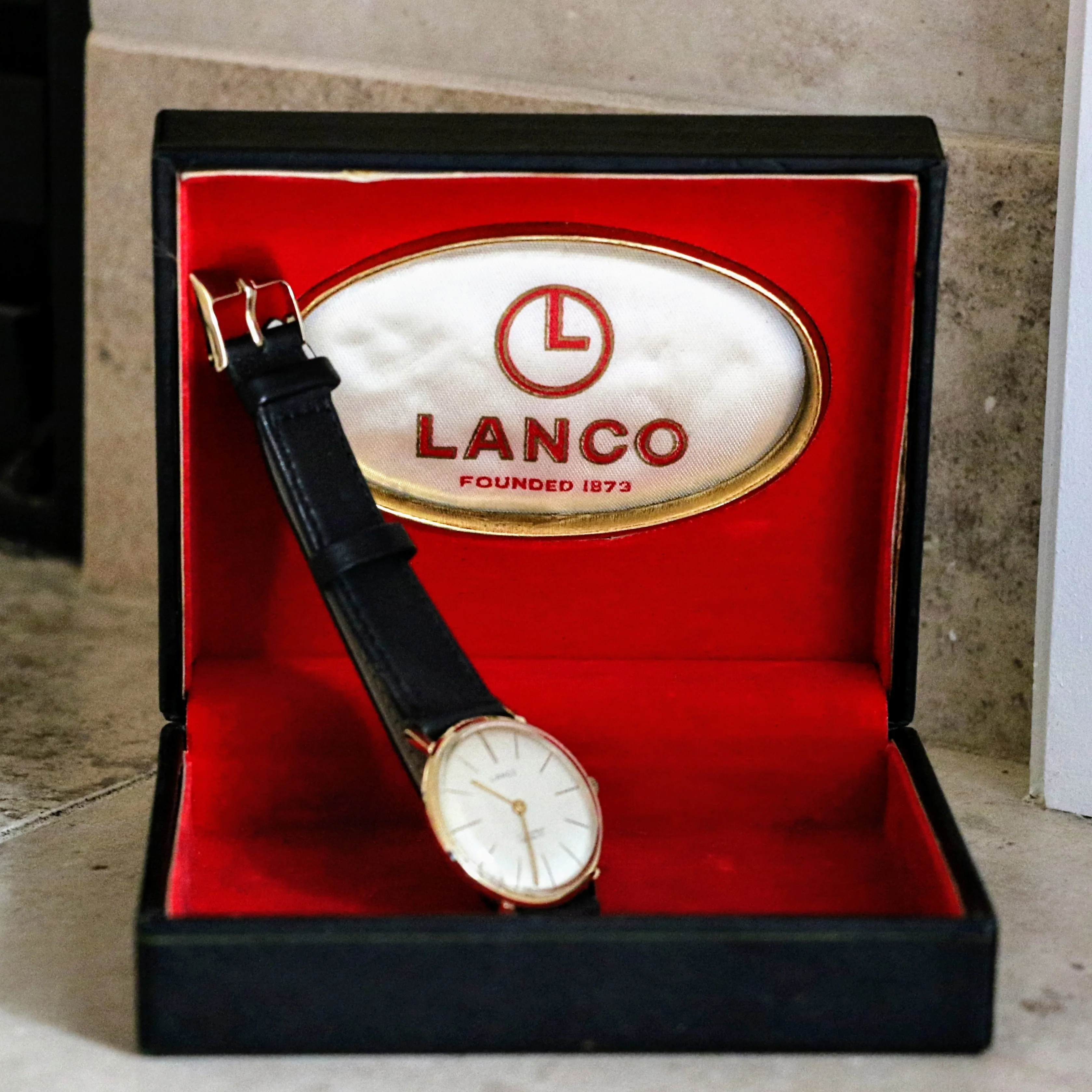 LANCO Watch 14K GOLD 17 Jewels Incabloc Swiss Manual Wristwatch - In BOX! - Image 13