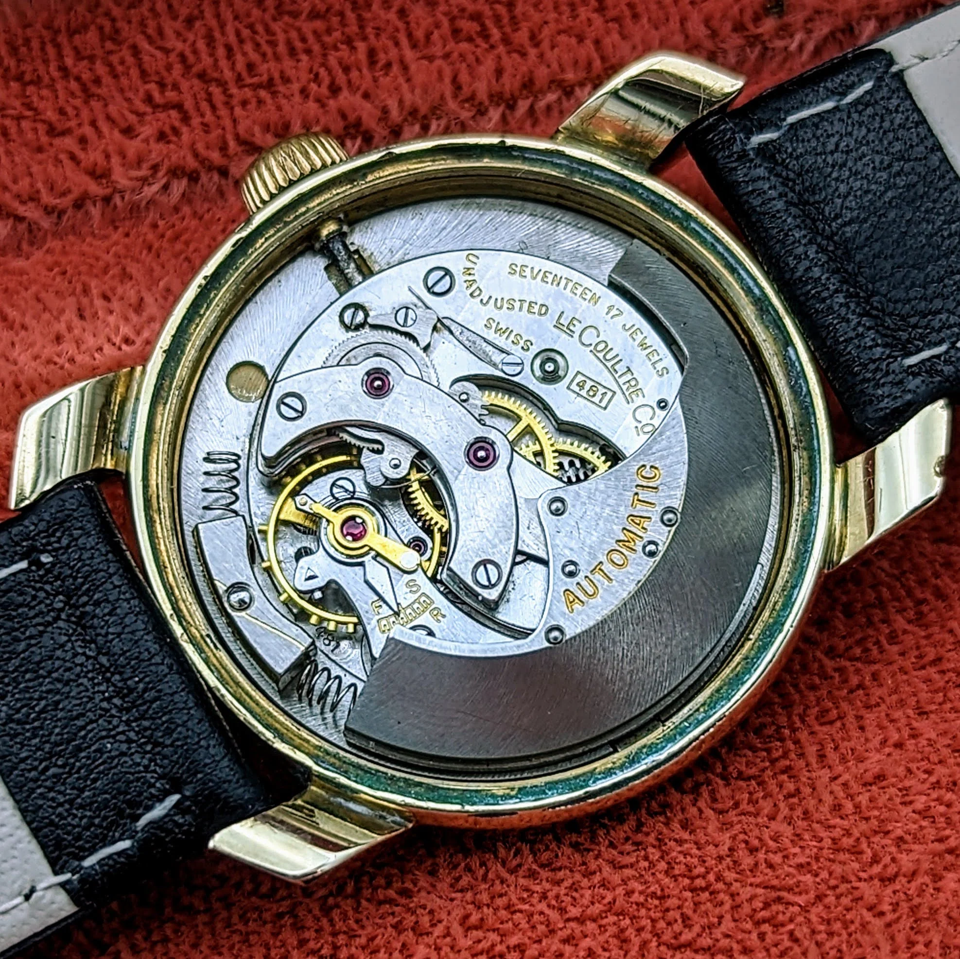 LeCoultre Bumper Automatic Watch Power-Reserve Indicator Wristwatch - In BOX! - Image 10