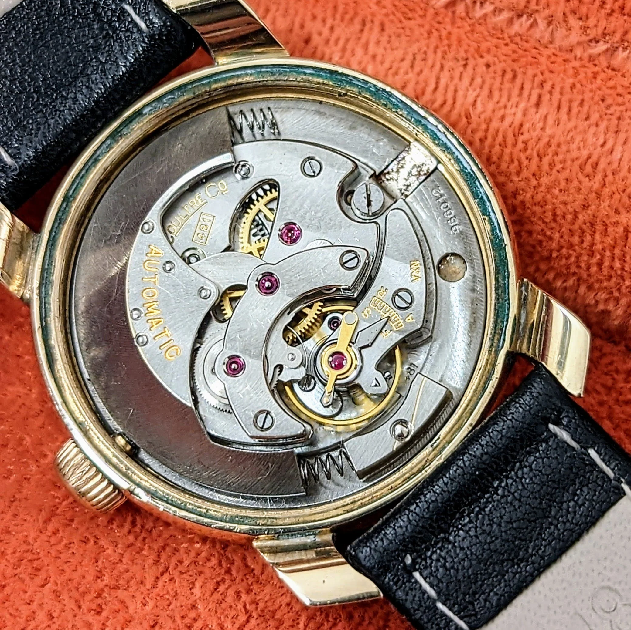 LeCoultre Bumper Automatic Watch Power-Reserve Indicator Wristwatch - In BOX! - Image 11