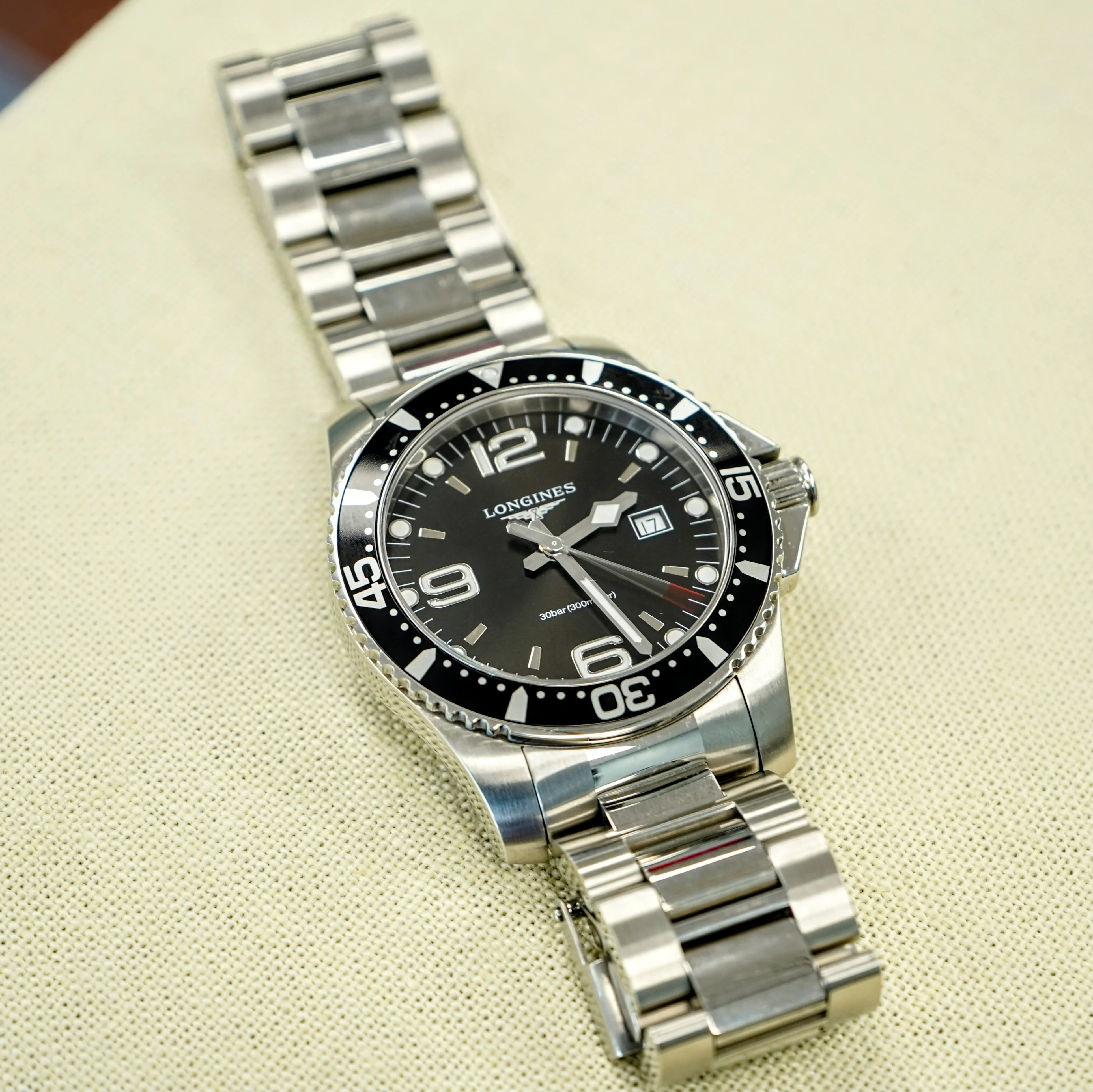 LONGINES HydroConquest Diver's Watch 44mm Swiss Made Wristwatch Ref. L3.840.4 - Image 12