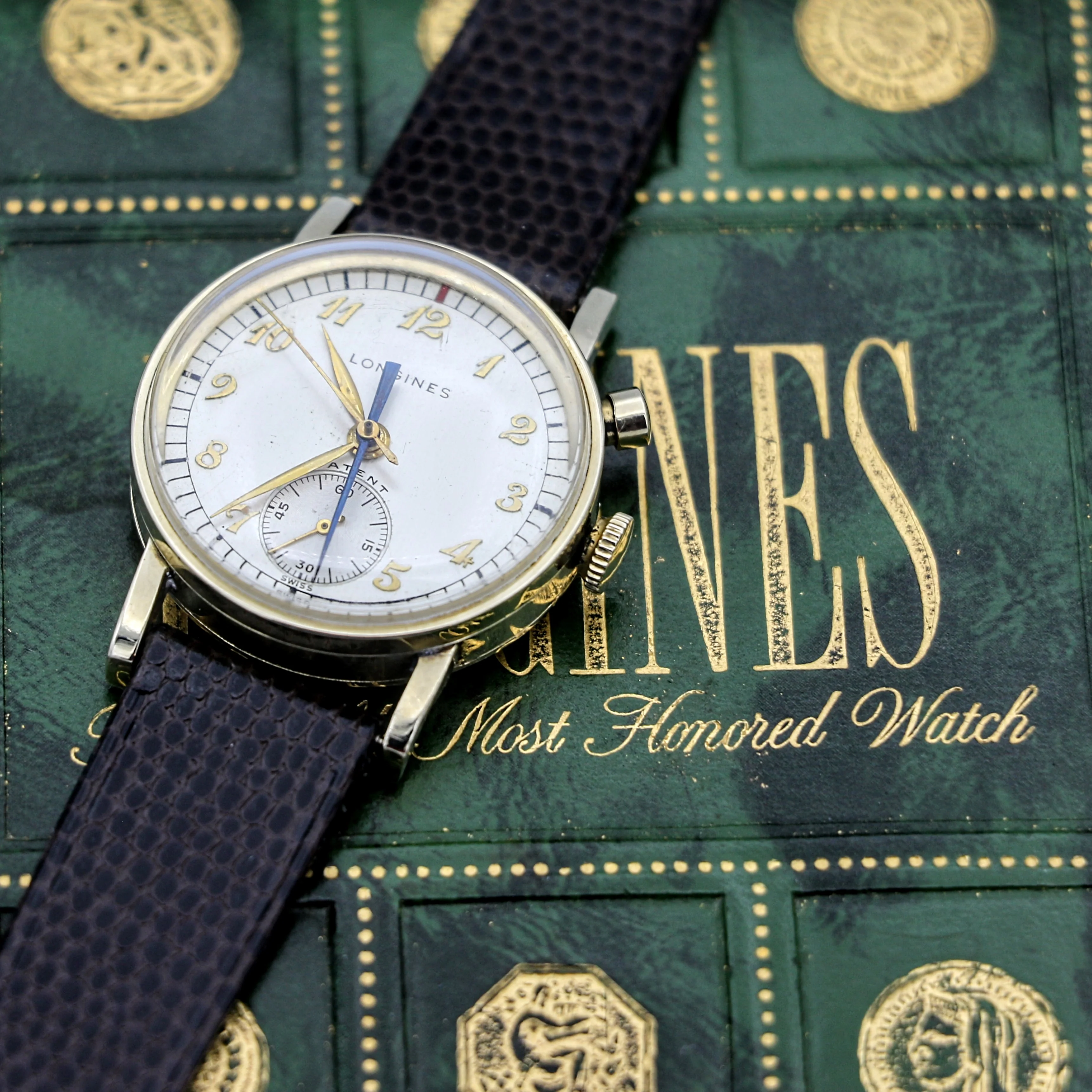 LONGINES Monopusher Chronograph Watch Chronostop Wristwatch - In Box! - Image 10