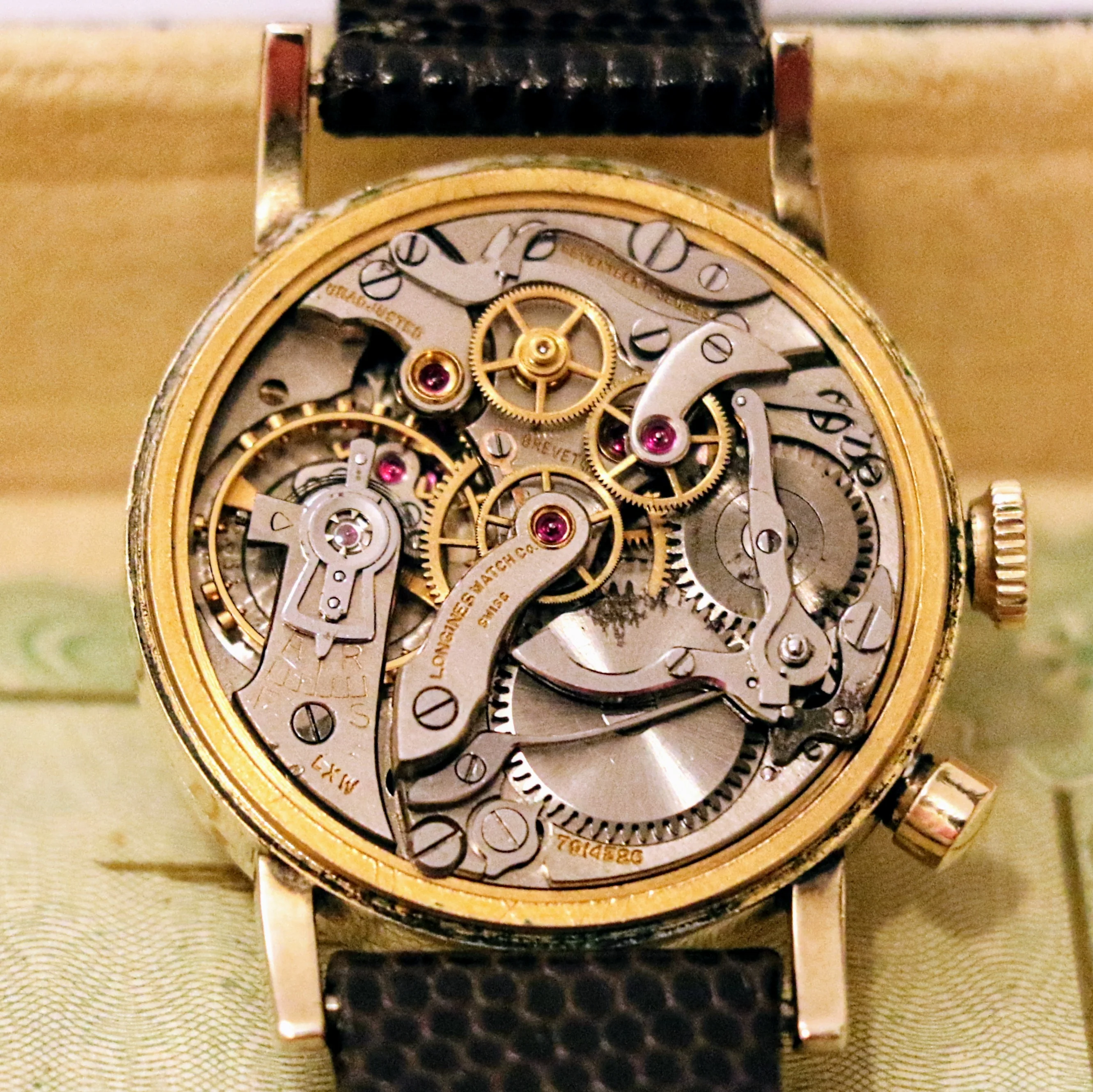 LONGINES Monopusher Chronograph Watch Chronostop Wristwatch - In Box! - Image 14