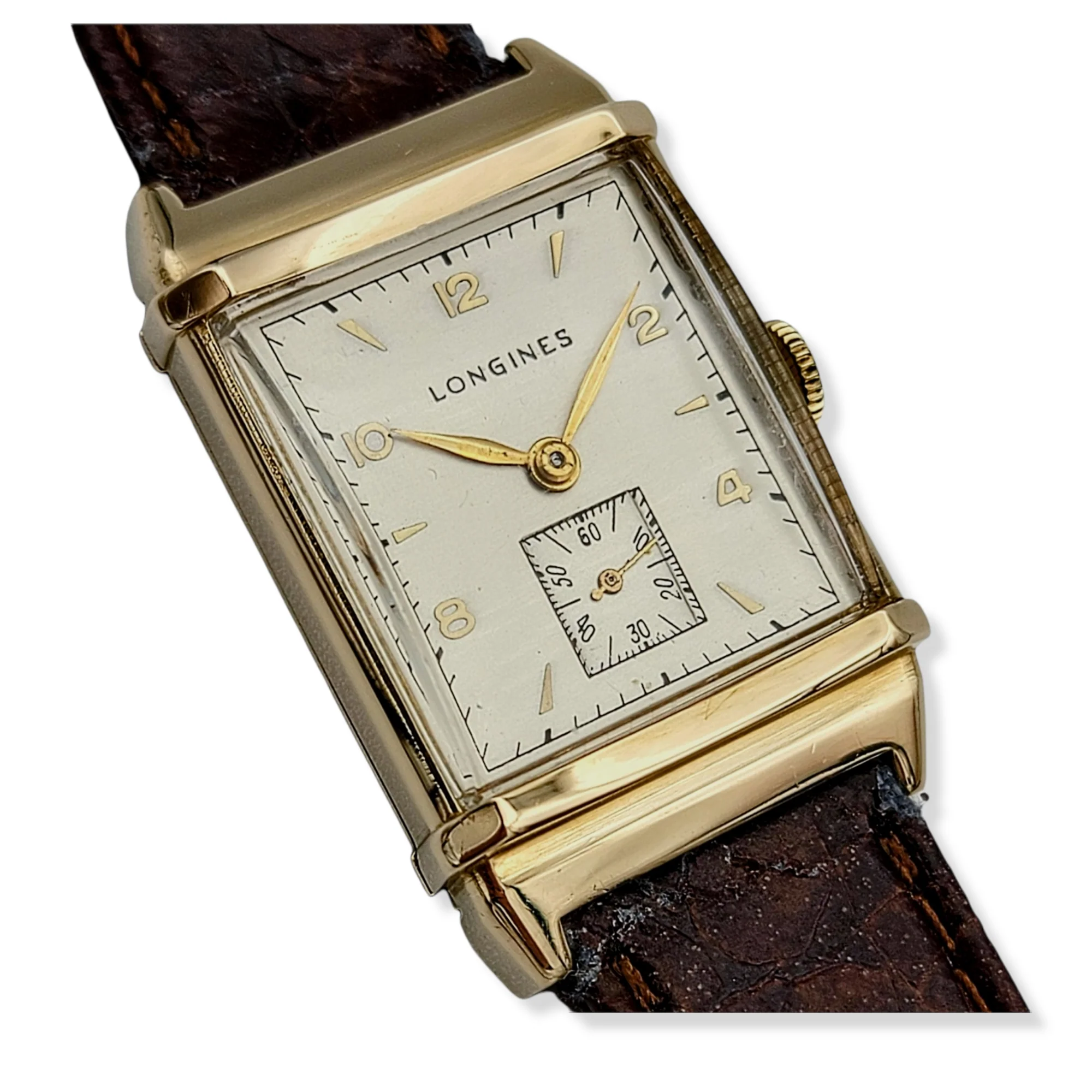 LONGINES 14K Solid Gold Watch Cal. 9L Swiss 1947 - Image 22