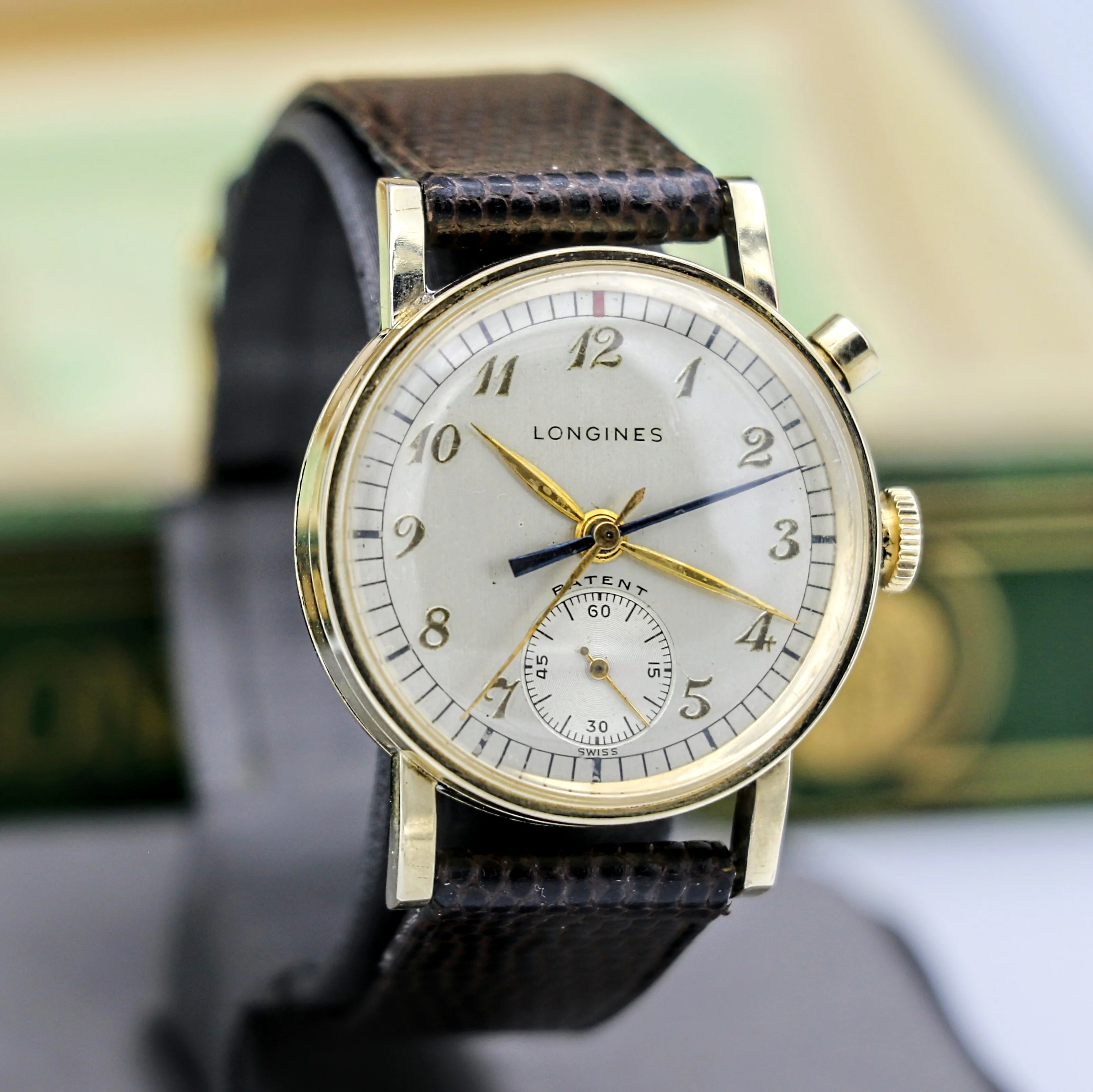 LONGINES Monopusher Chronograph Watch Chronostop Wristwatch - In Box! - Image 3