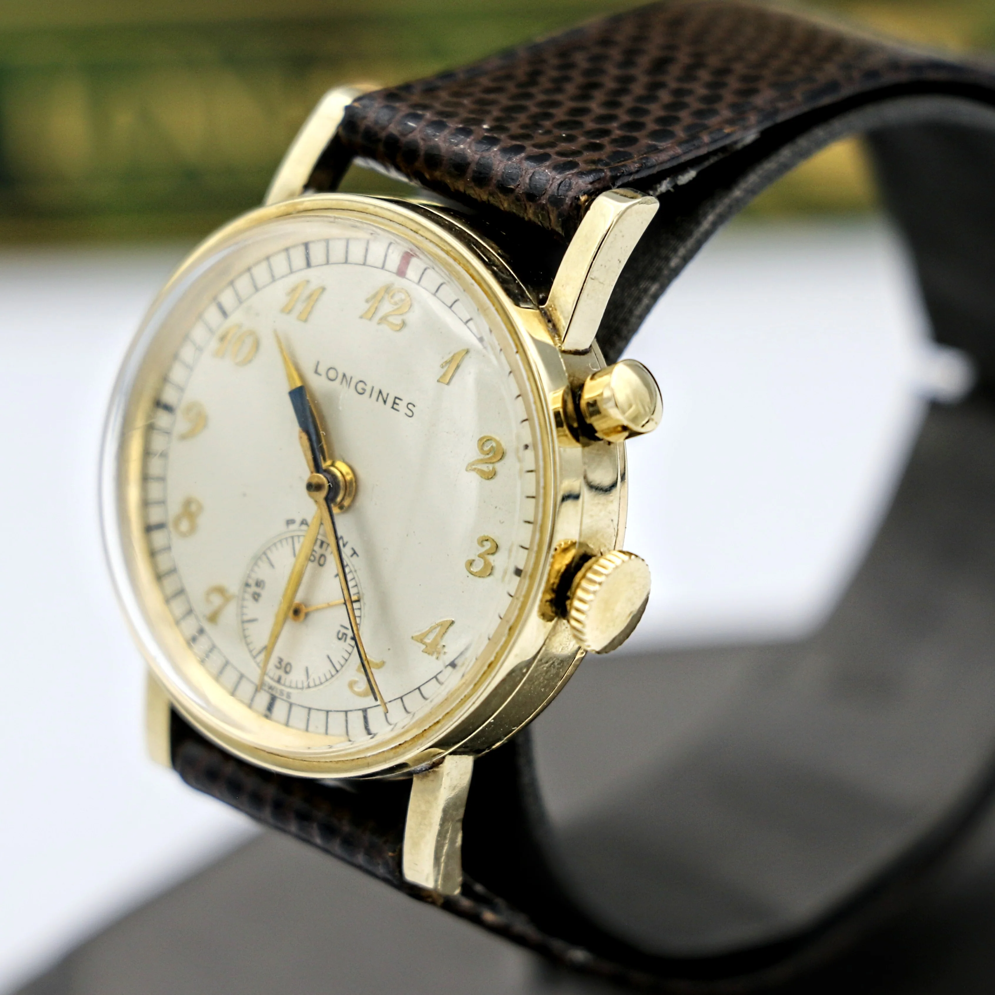 LONGINES Monopusher Chronograph Watch Chronostop Wristwatch - In Box! - Image 5