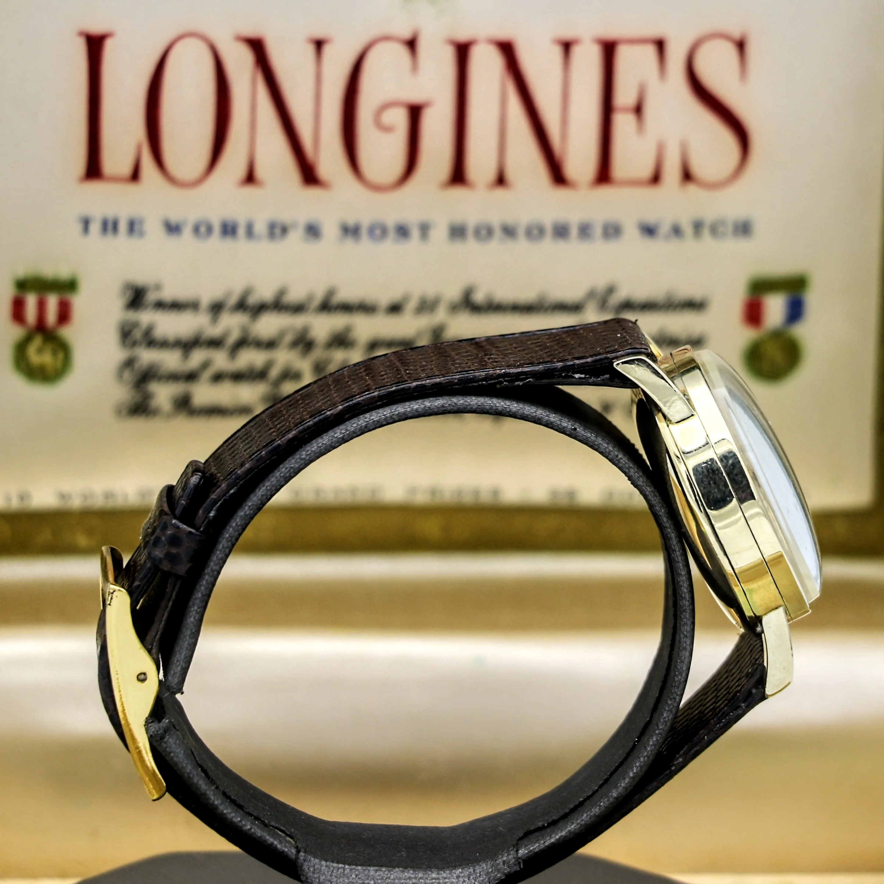 LONGINES Monopusher Chronograph Watch Chronostop Wristwatch - In Box! - Image 7