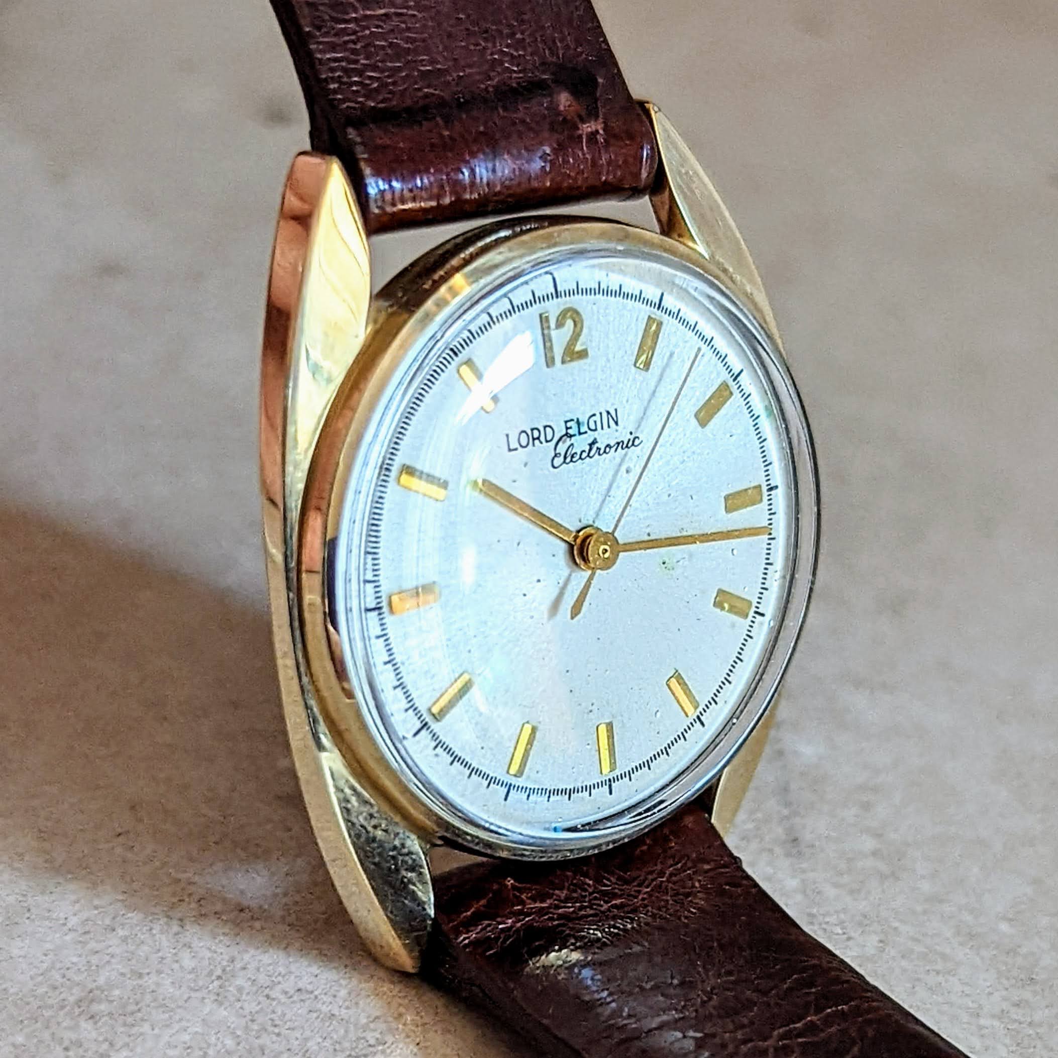 LORD ELGIN "Electronic 2” Watch Reference 2550 Vintage Wristwatch - Image 10